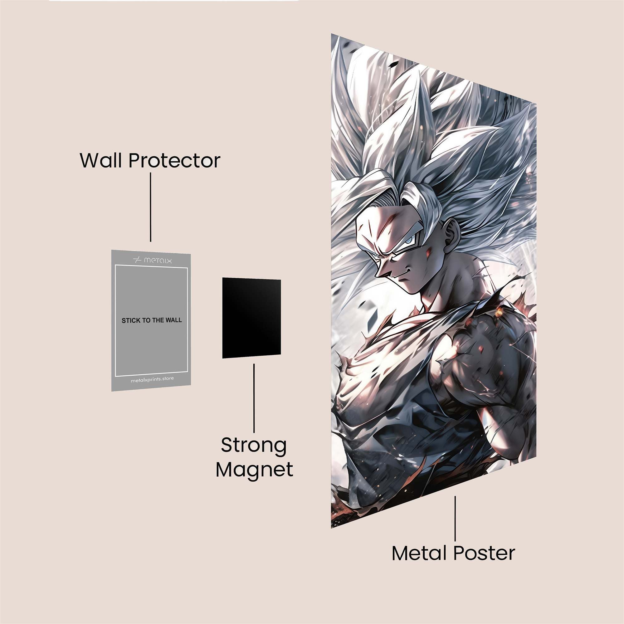 Goku Radiant Safe Wall Magnetic / M