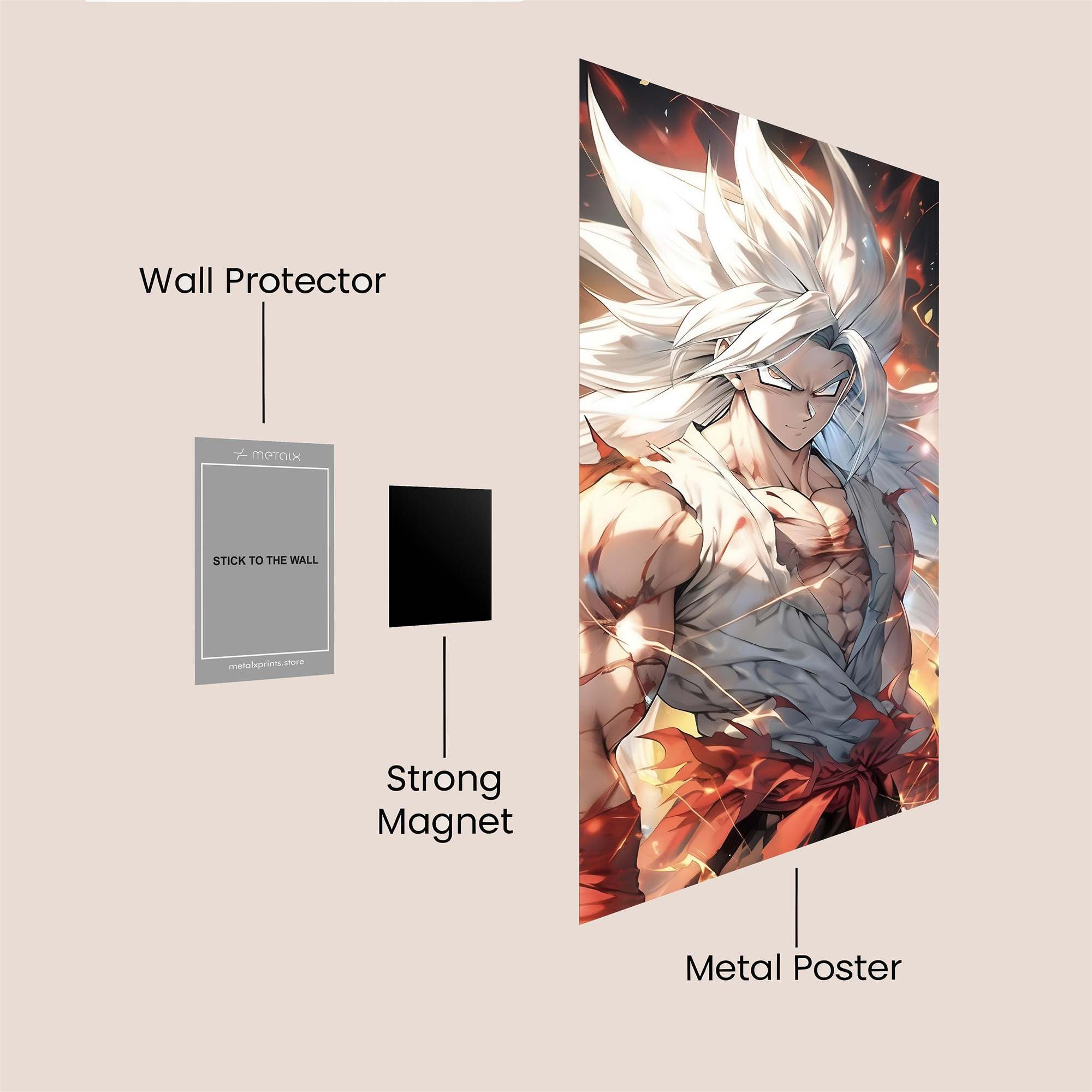Goku Radiant Safe Wall Magnetic / M