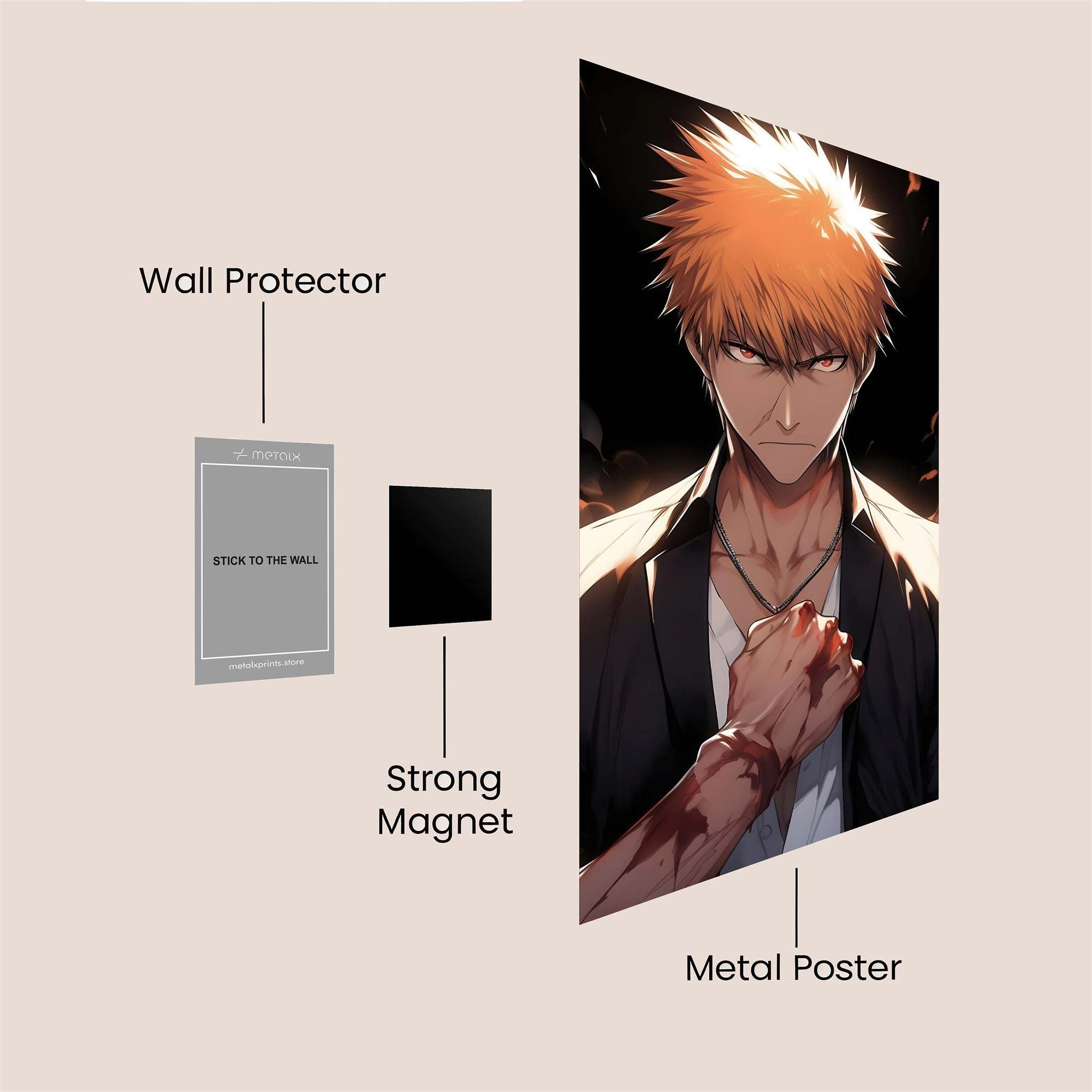 Ichigo Defiant Safe Wall Magnetic / M