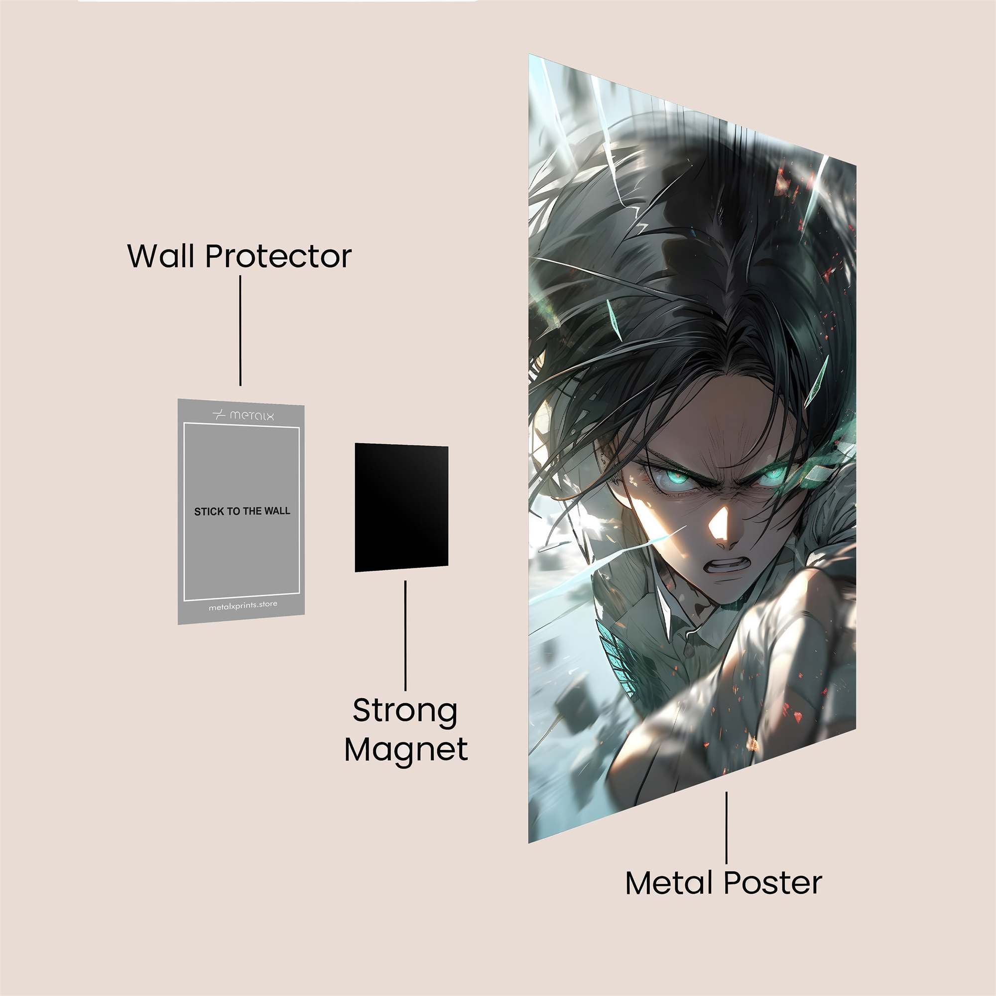 Eren Determined Safe Wall Magnetic / M