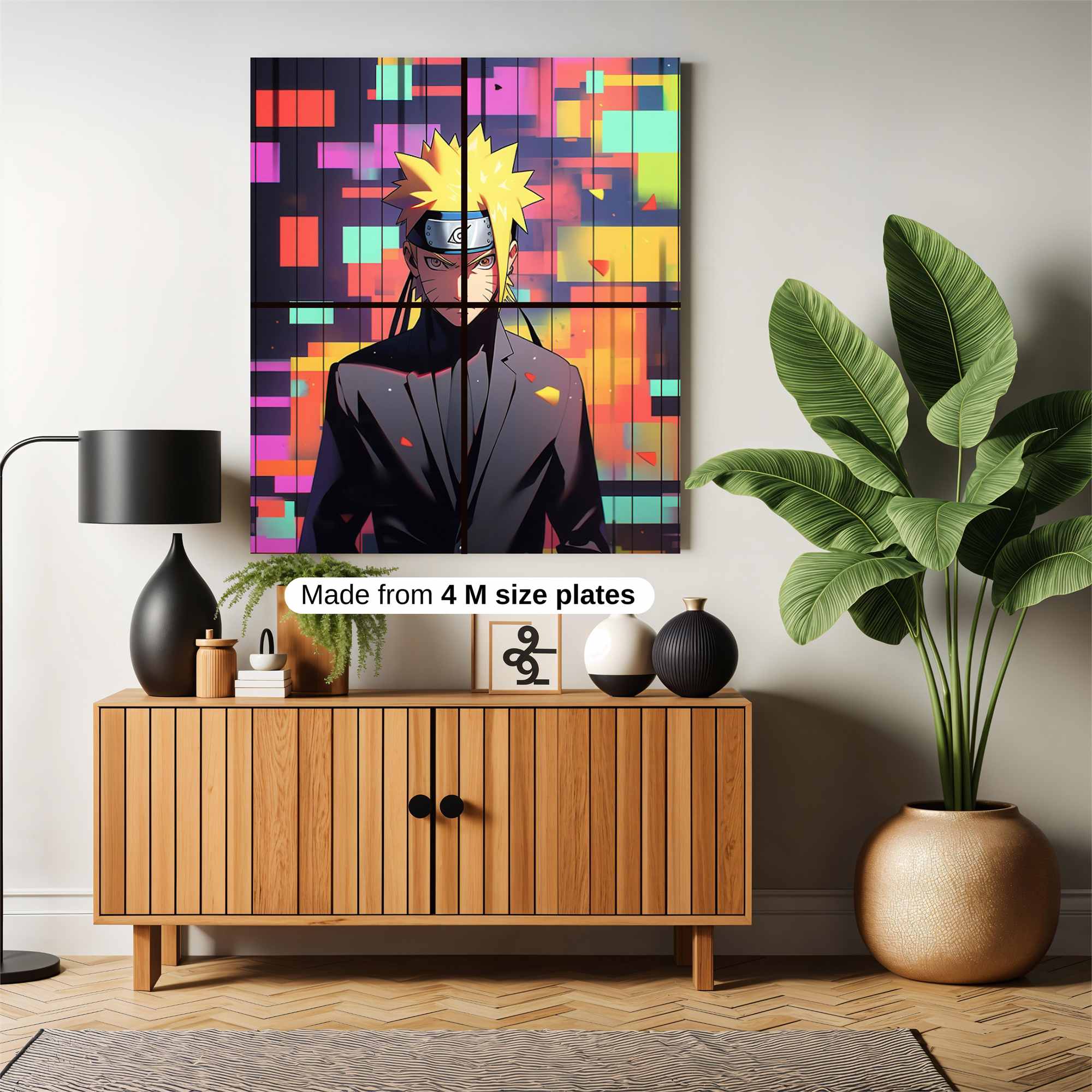 Naruto Vibrant Safe Wall Magnetic / M