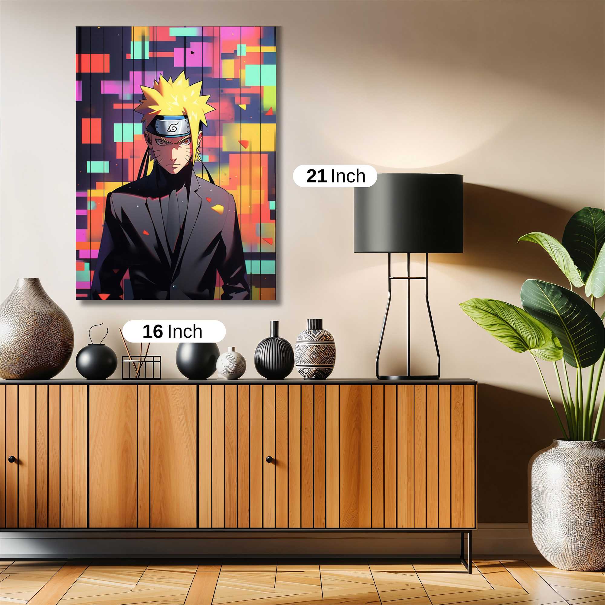 Naruto Vibrant Safe Wall Magnetic / M