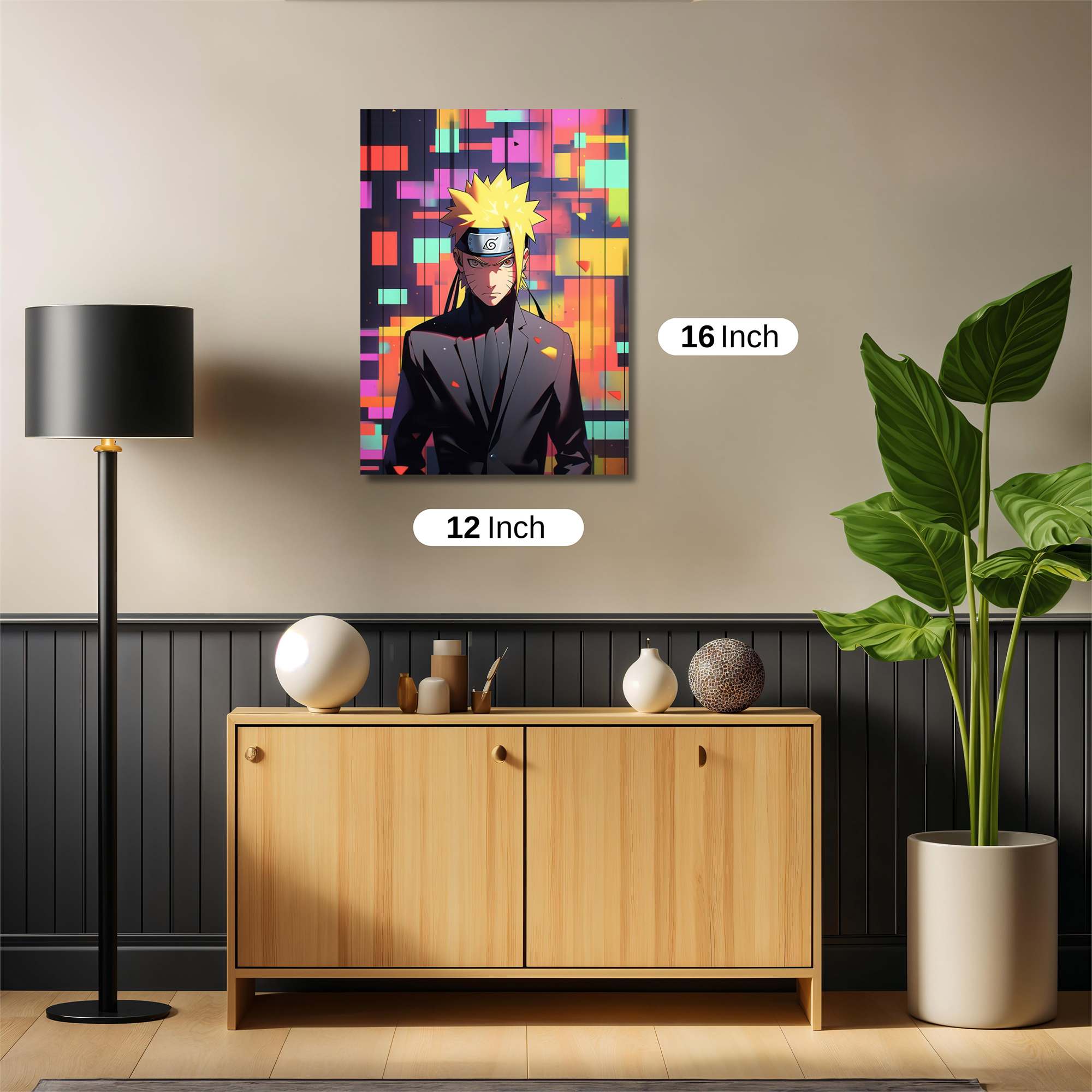 Naruto Vibrant Safe Wall Magnetic / M