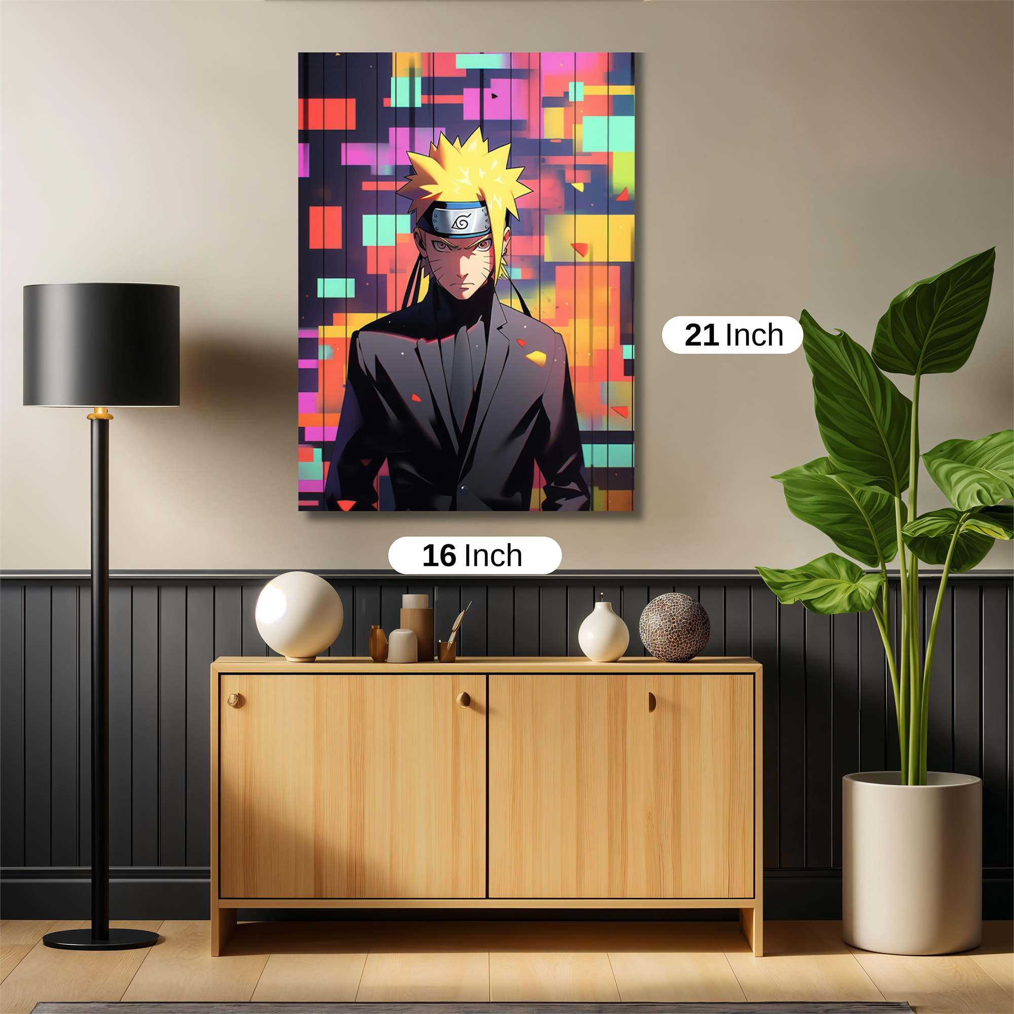 Naruto Vibrant Safe Wall Magnetic / M