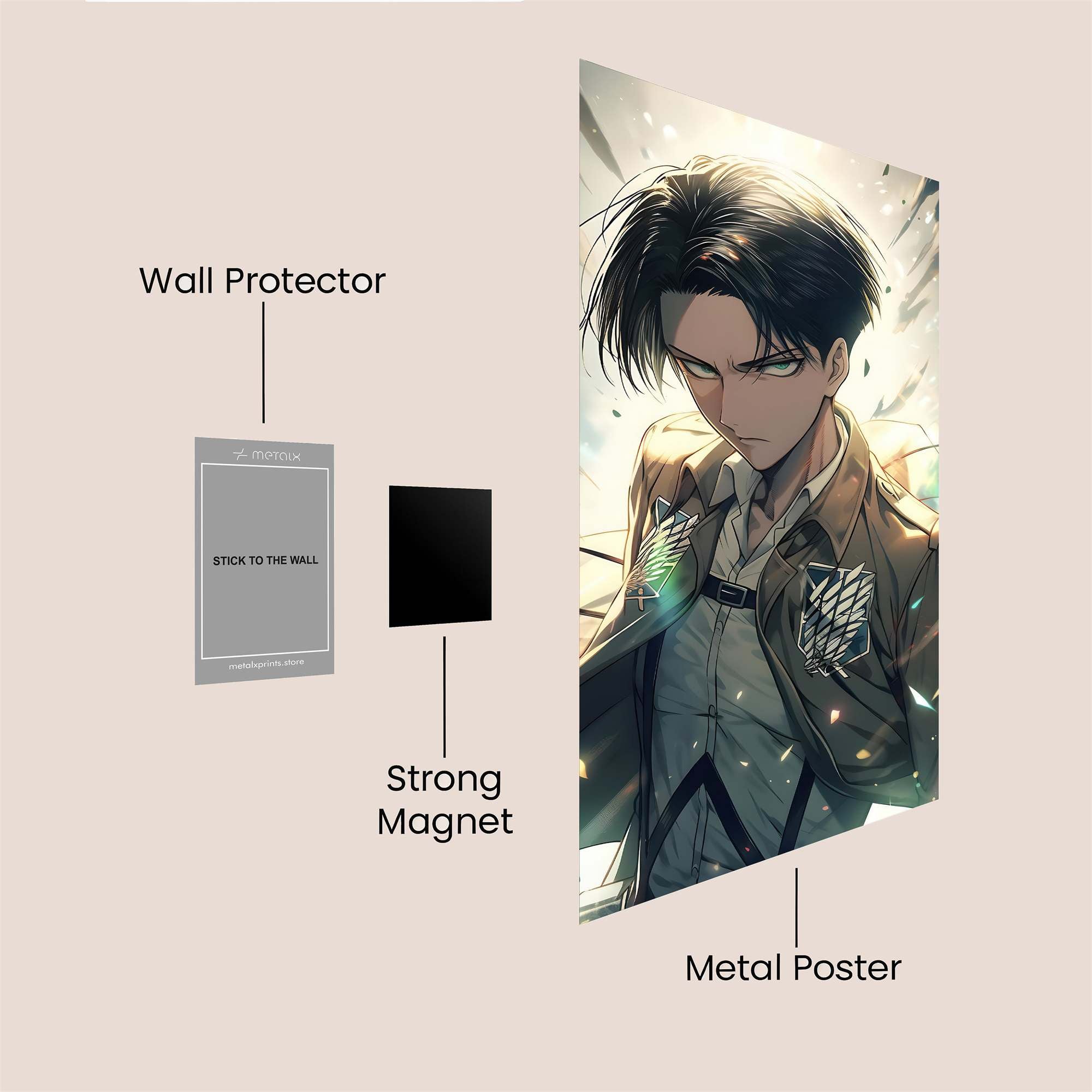 Levi Resolute Safe Wall Magnetic / M