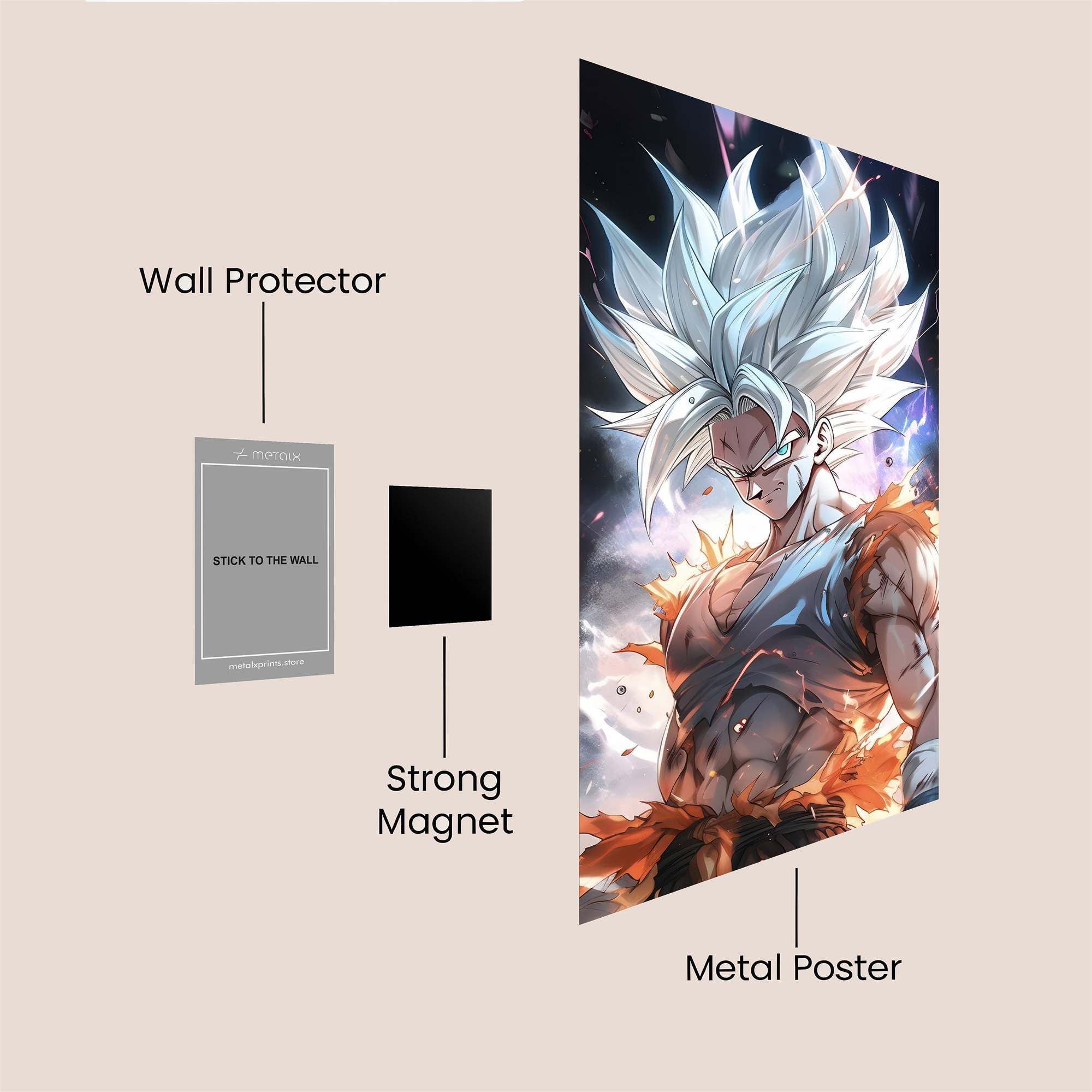 Goku Radiant Safe Wall Magnetic / M