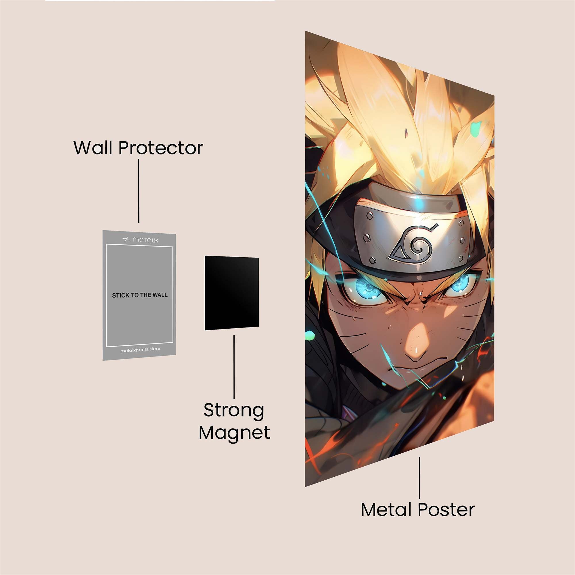 Naruto Intense Safe Wall Magnetic / M