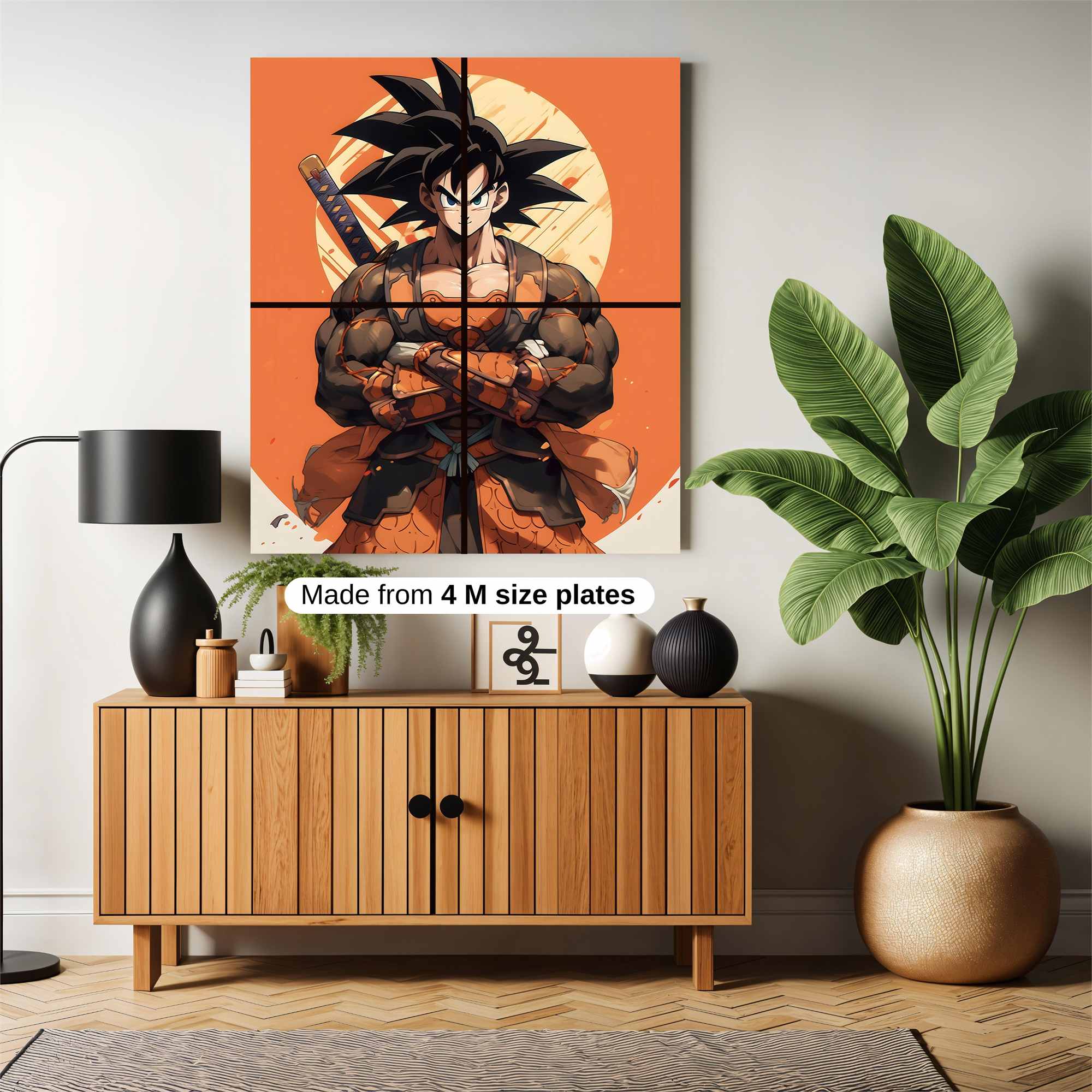 Goku Samurai Safe Wall Magnetic / M