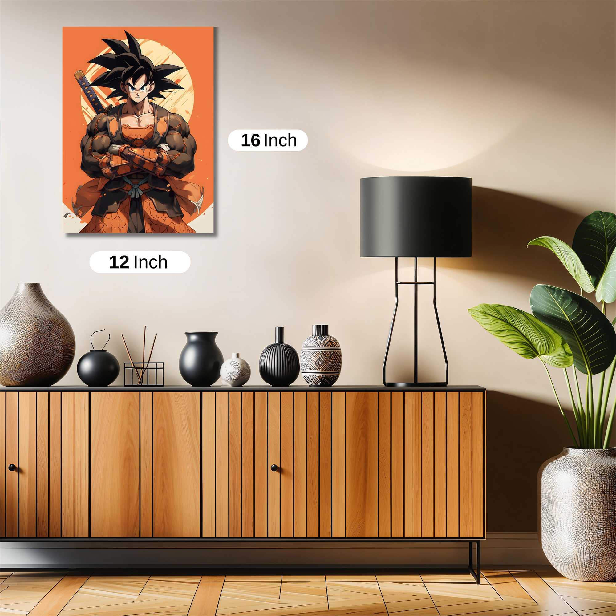 Goku Samurai Safe Wall Magnetic / M