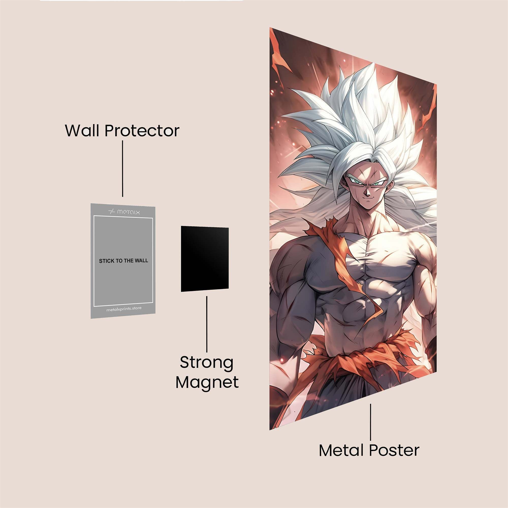 Goku Radiant Safe Wall Magnetic / M