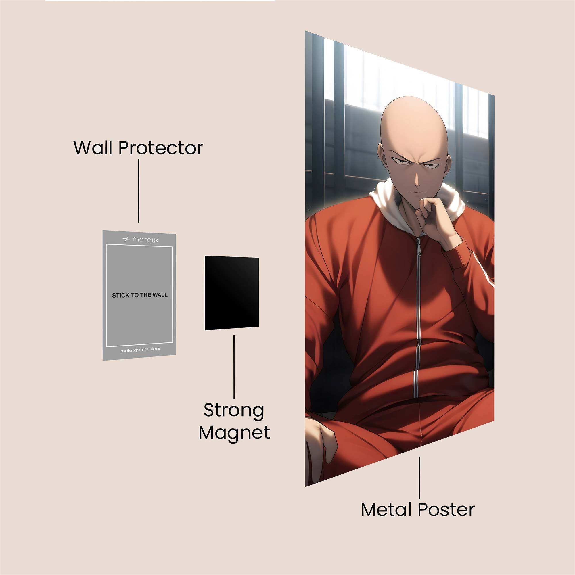 Saitama Contemplative Safe Wall Magnetic / M
