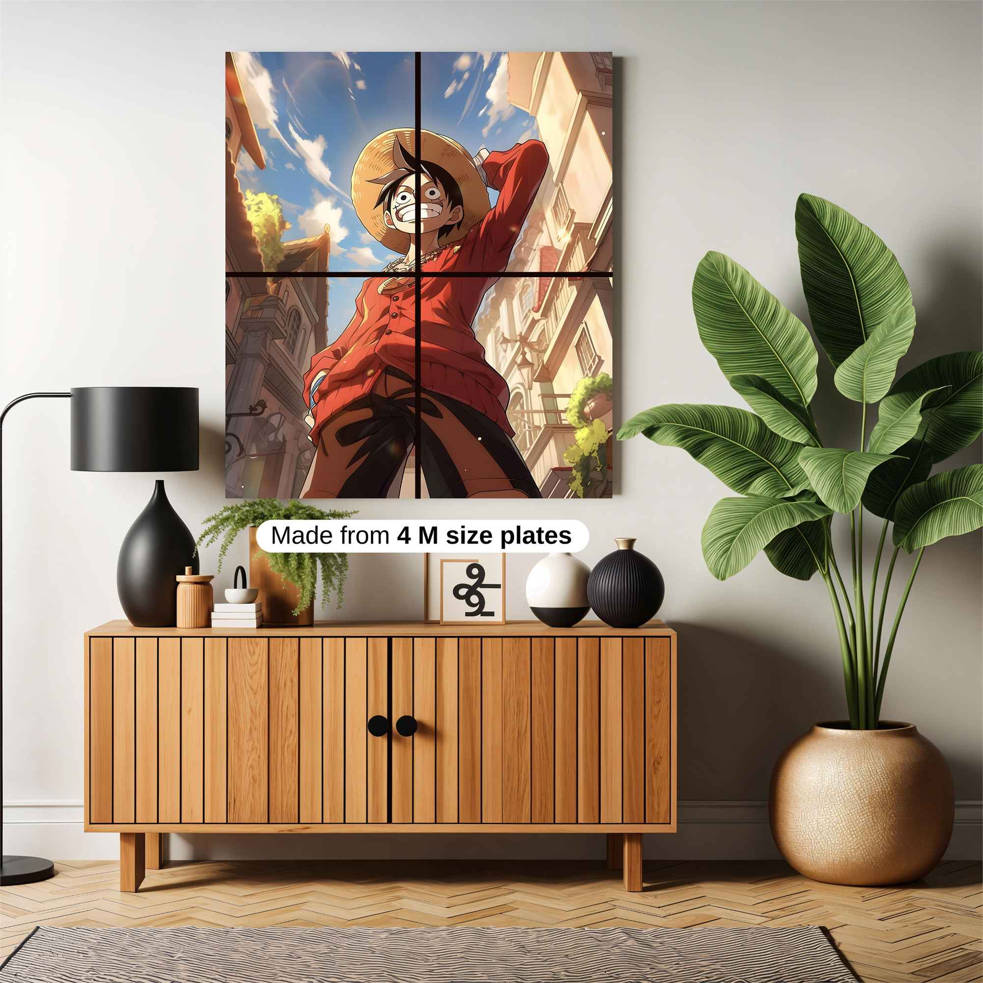 Luffy Jubilant Safe Wall Magnetic / M