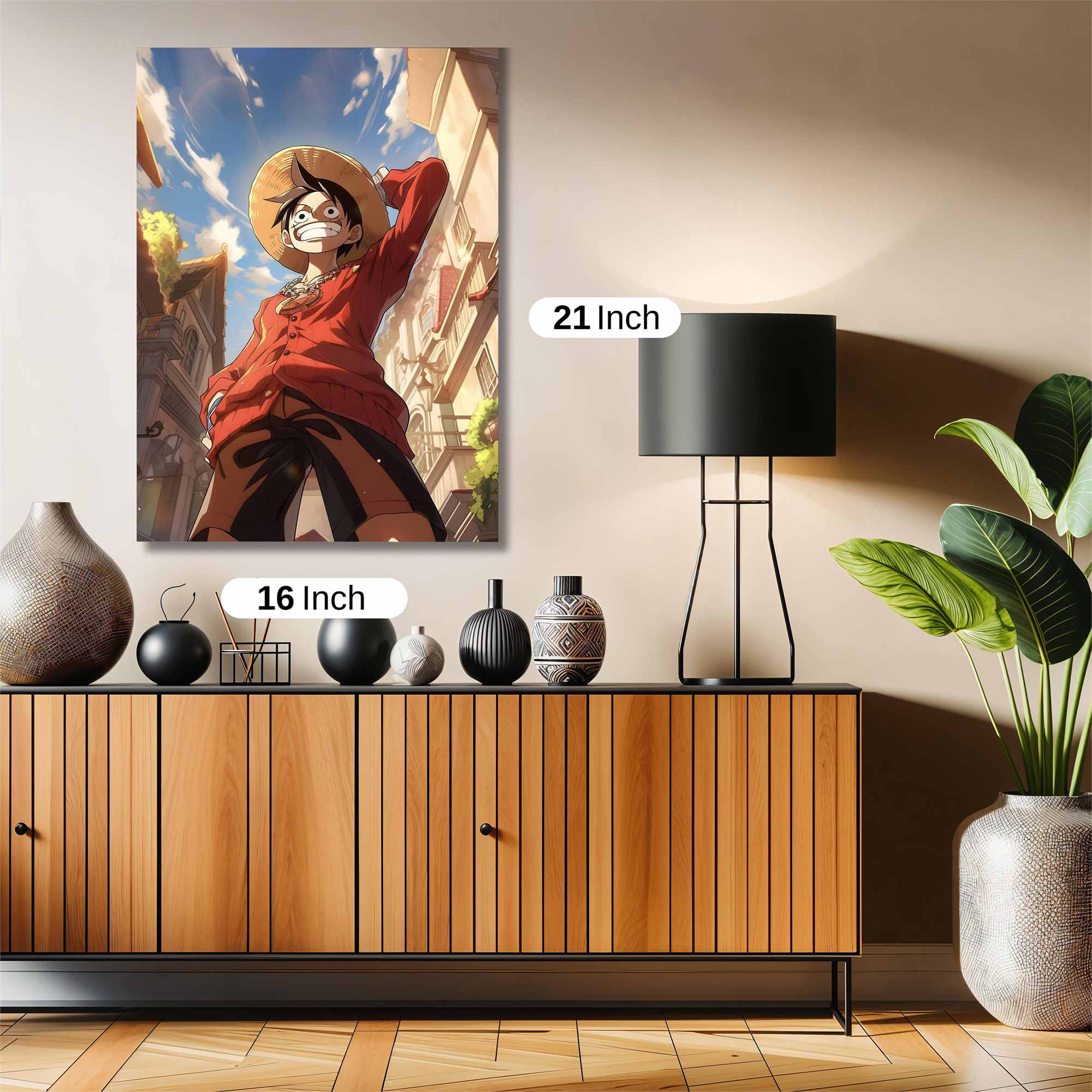 Luffy Jubilant Safe Wall Magnetic / M