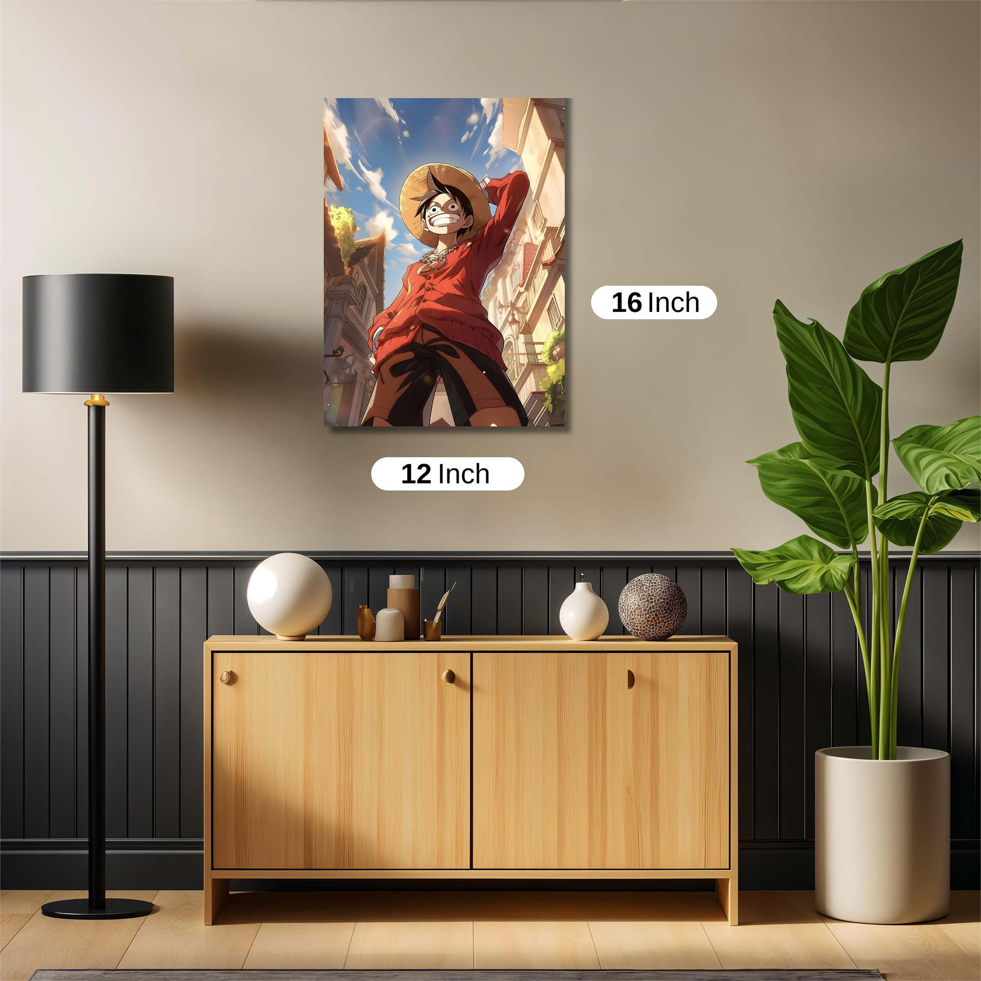 Luffy Jubilant Safe Wall Magnetic / M