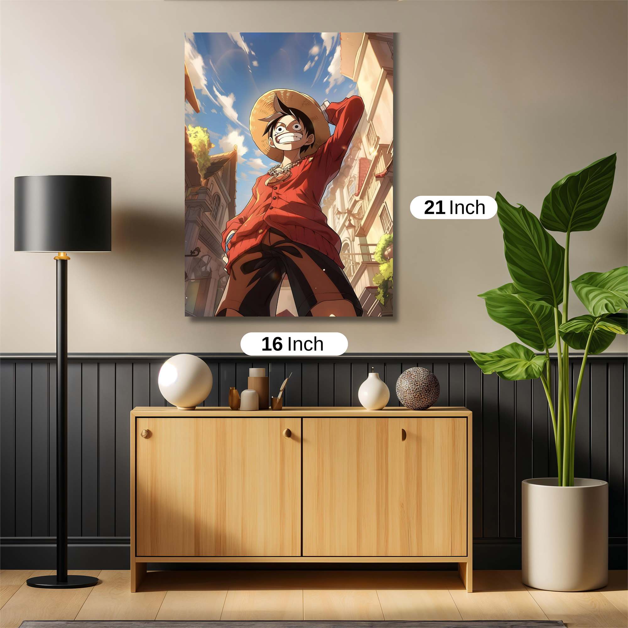 Luffy Jubilant Safe Wall Magnetic / M