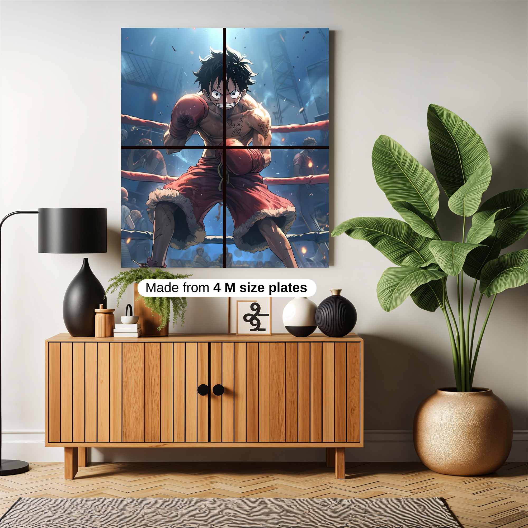 Luffy Fierce Safe Wall Magnetic / M