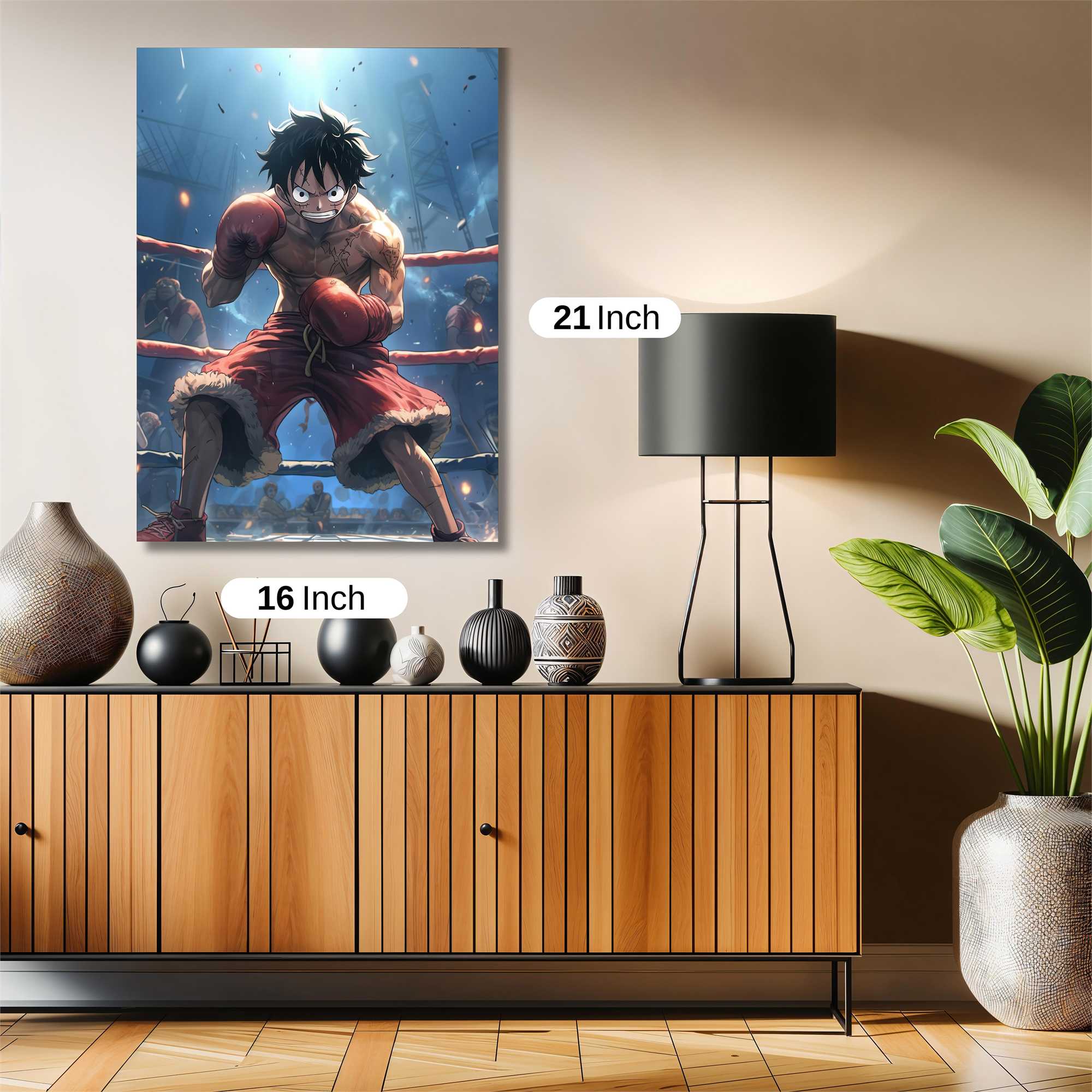Luffy Fierce Safe Wall Magnetic / M