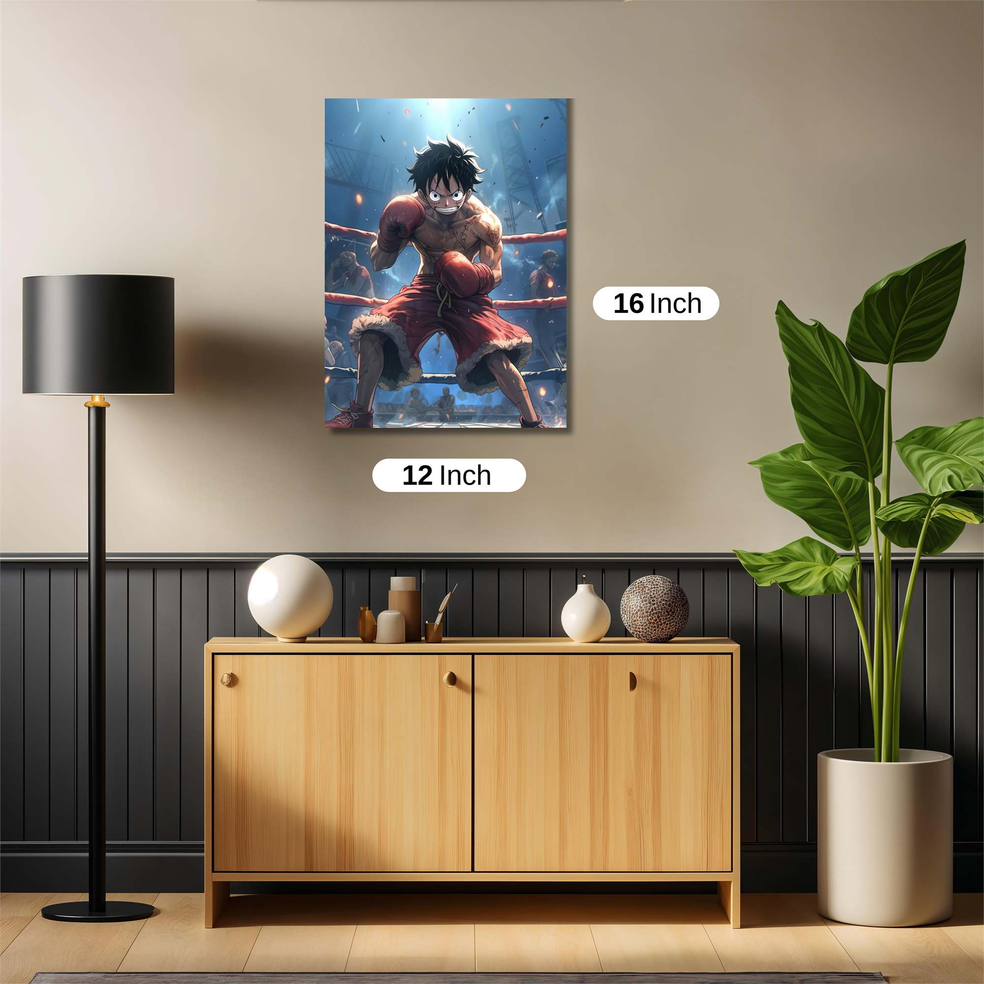 Luffy Fierce Safe Wall Magnetic / M