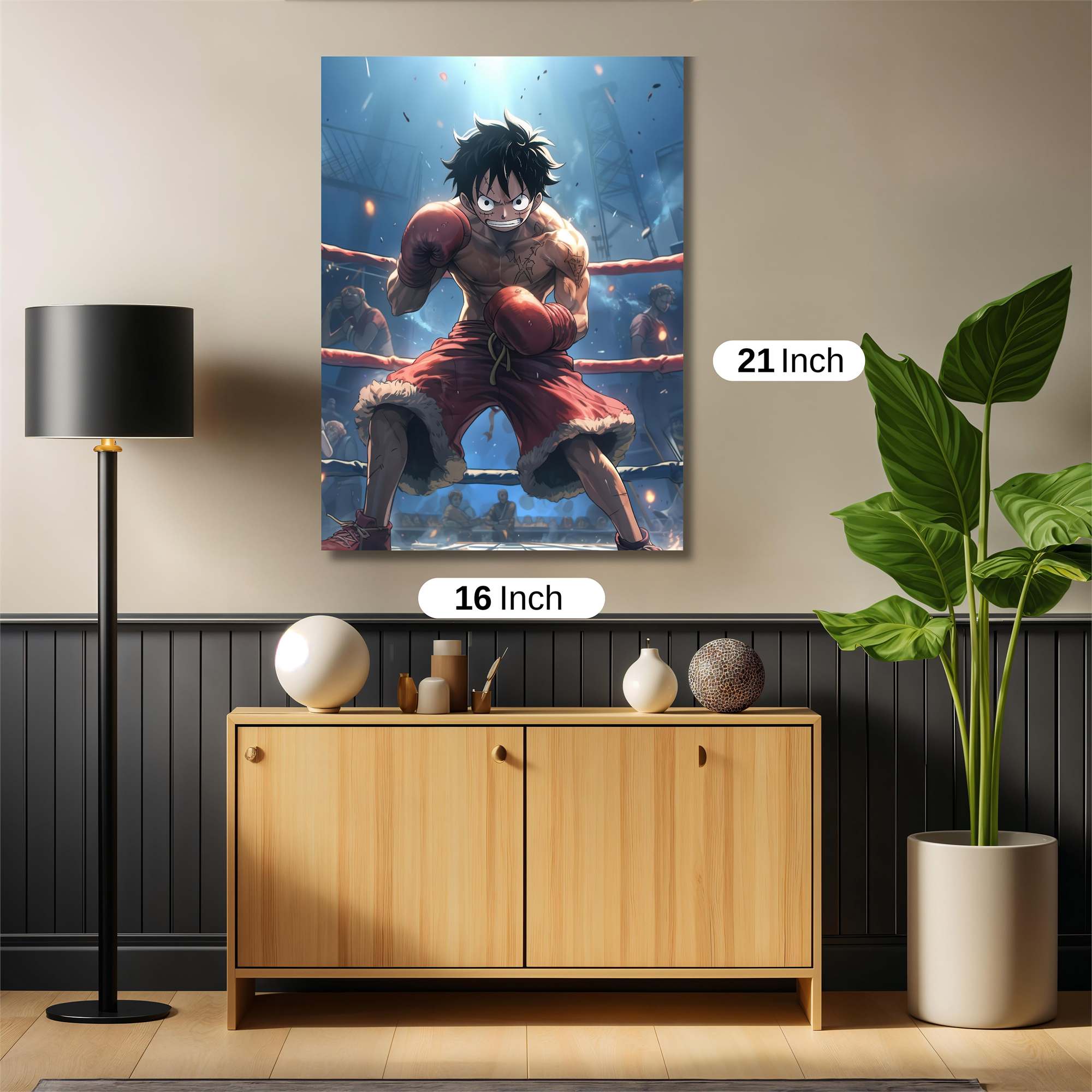 Luffy Fierce Safe Wall Magnetic / M