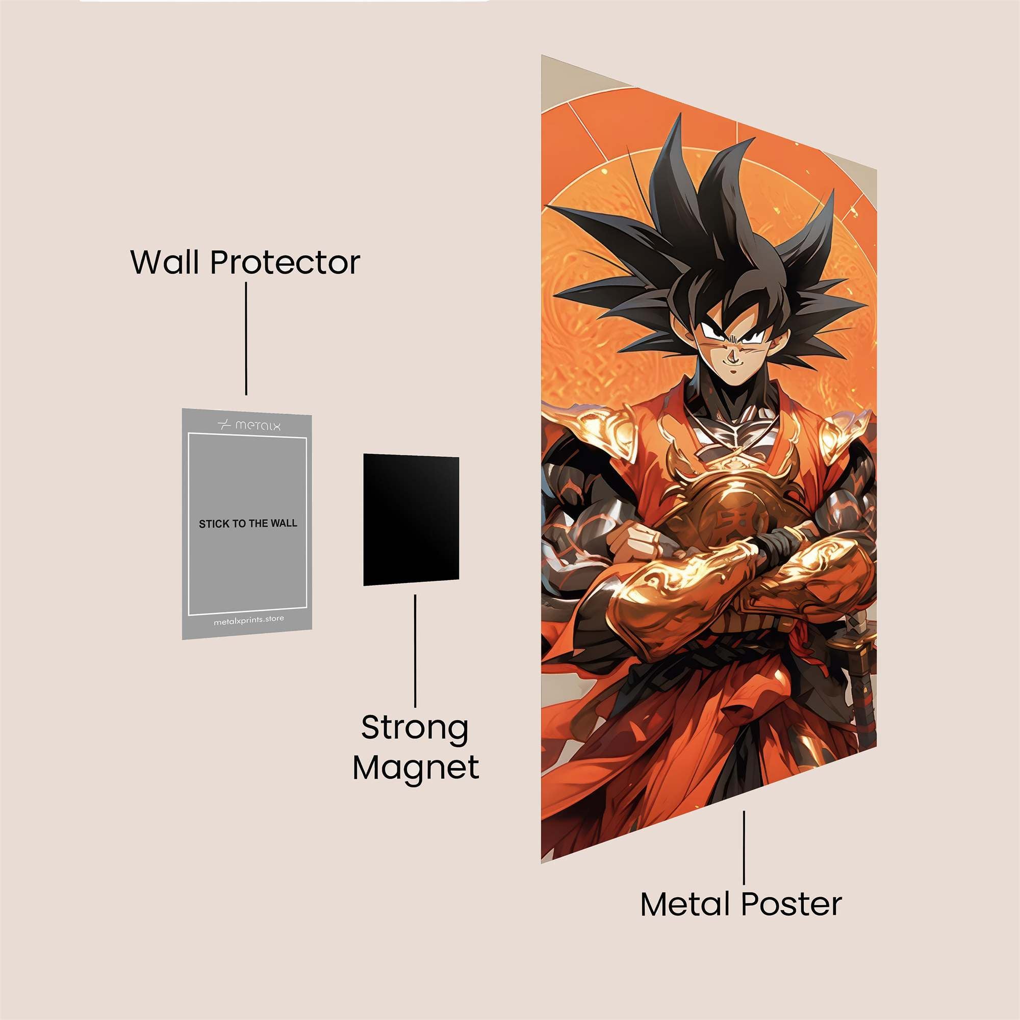 Goku Radiant Safe Wall Magnetic / M