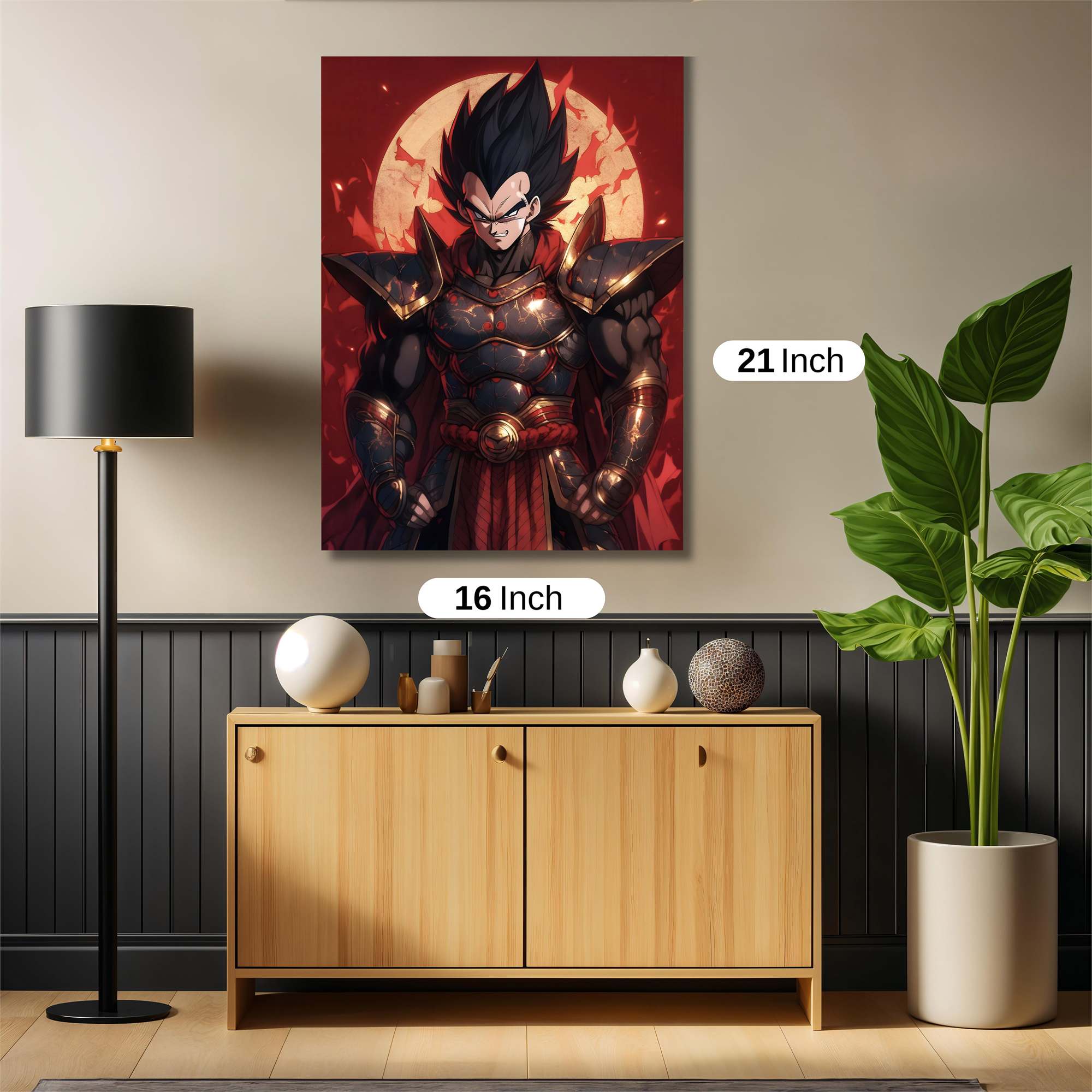Vegeta Valiant Safe Wall Magnetic / M
