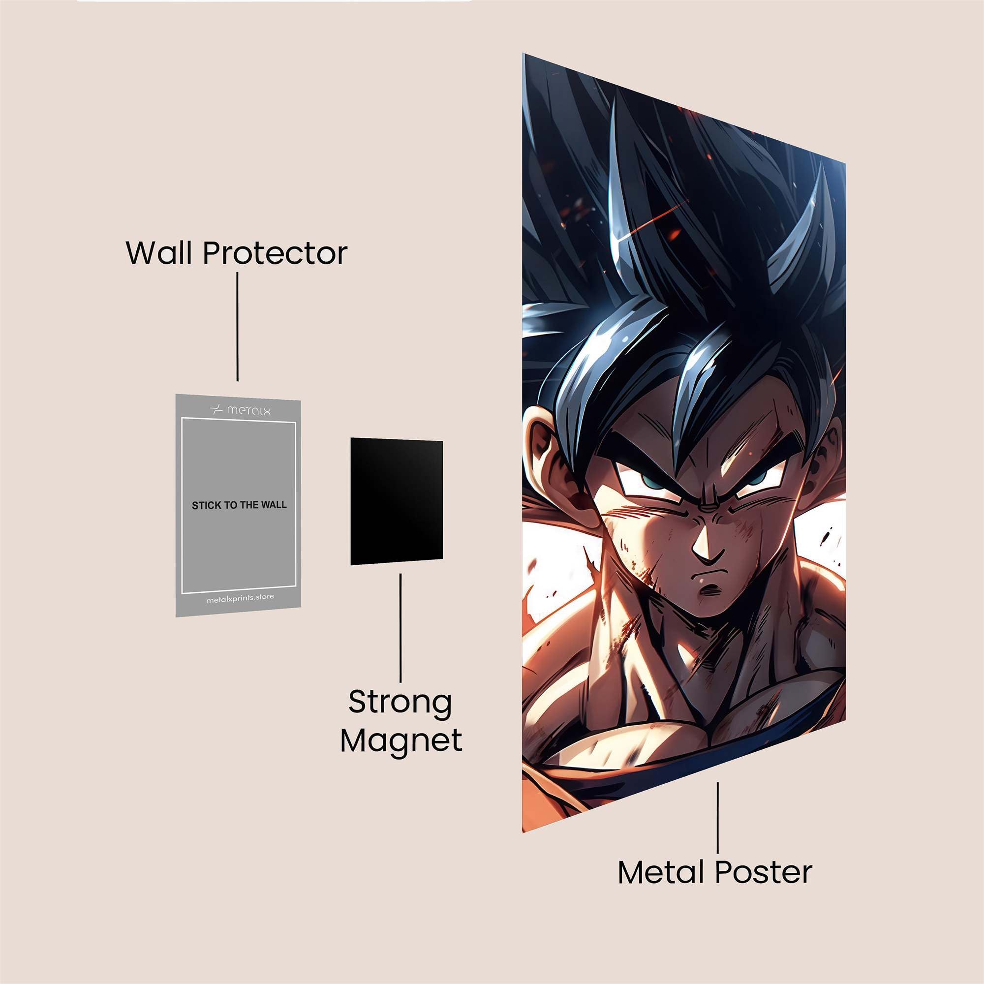 Goku Intense Safe Wall Magnetic / M