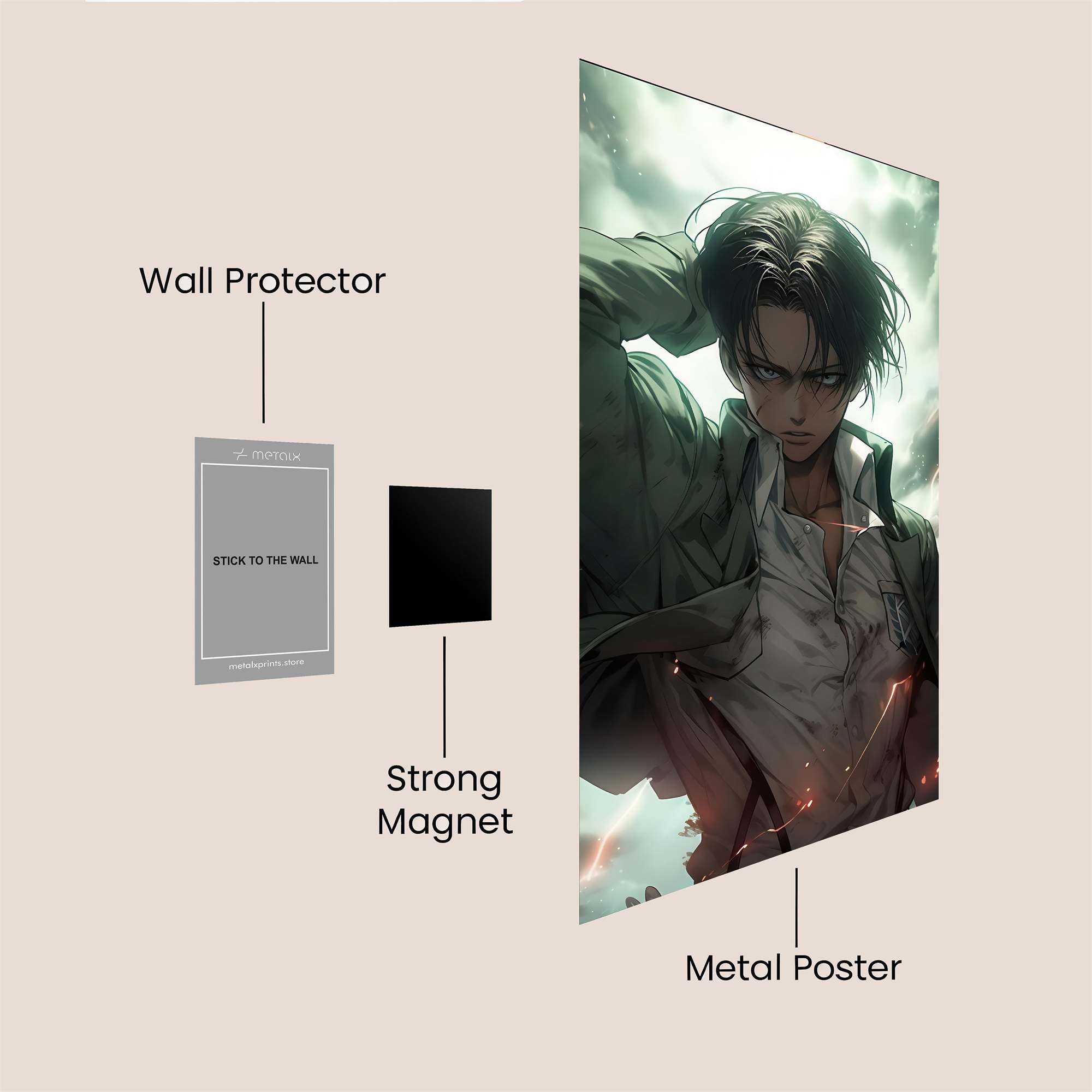 Levi Resolute Safe Wall Magnetic / M