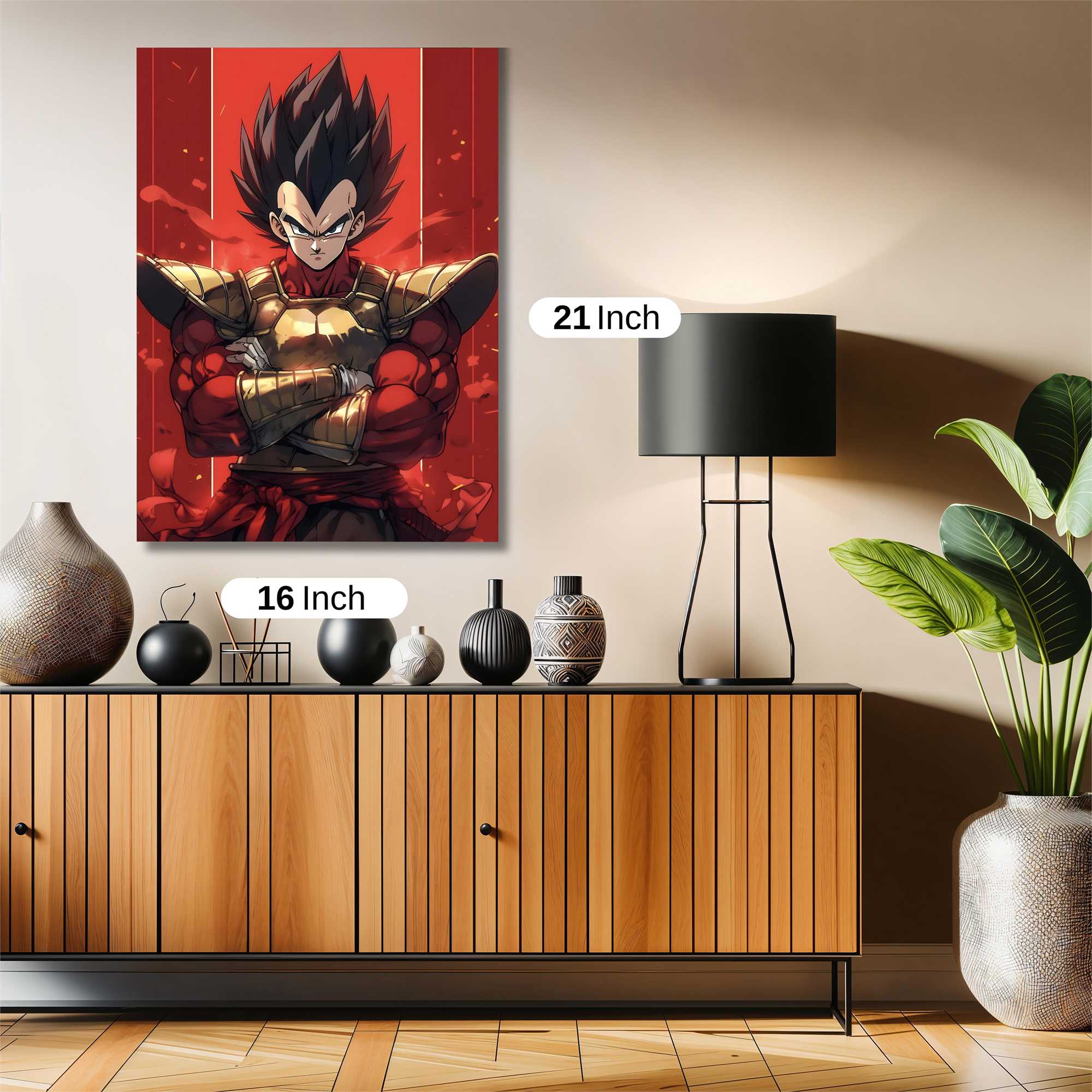 Vegeta Valiant Safe Wall Magnetic / M