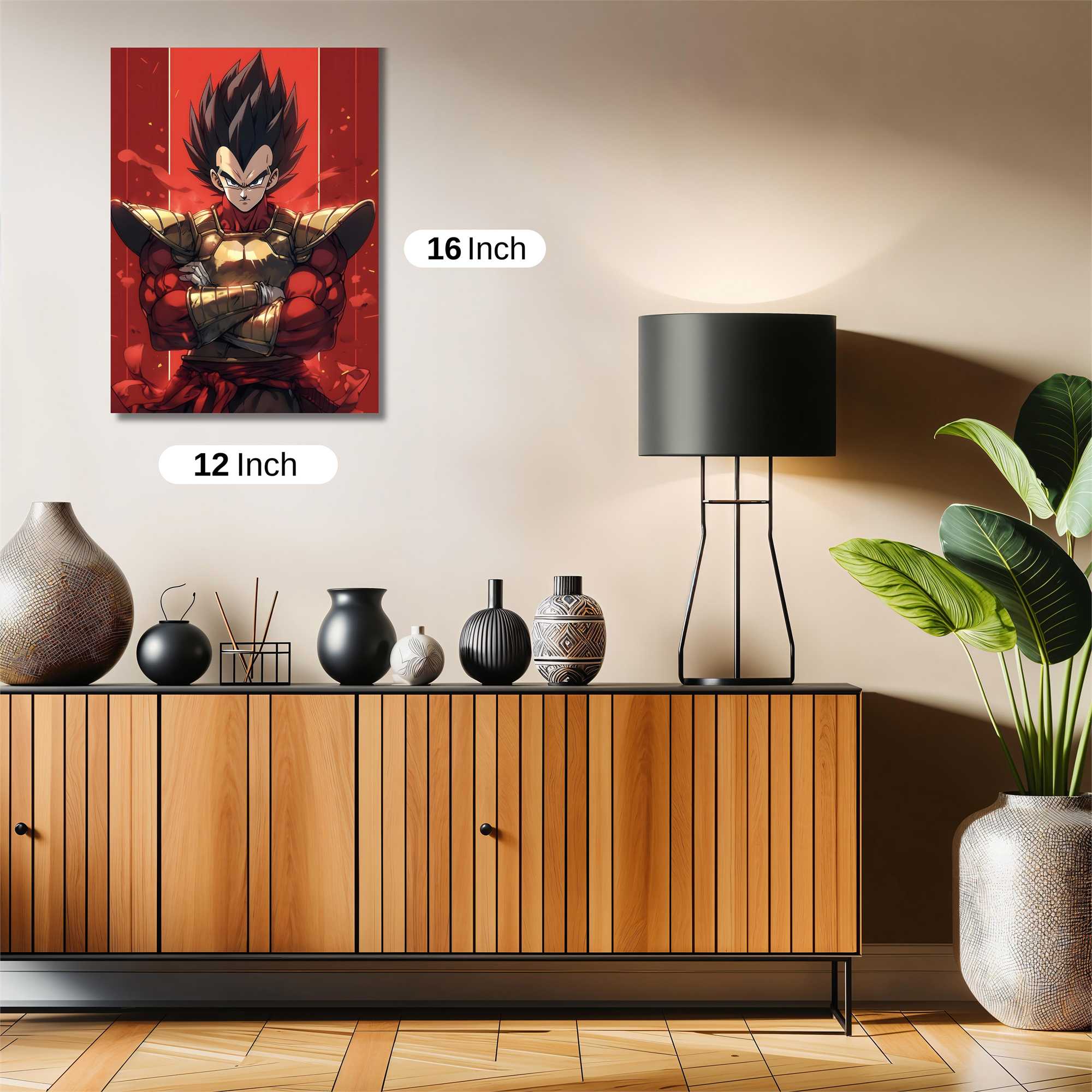 Vegeta Valiant Safe Wall Magnetic / M