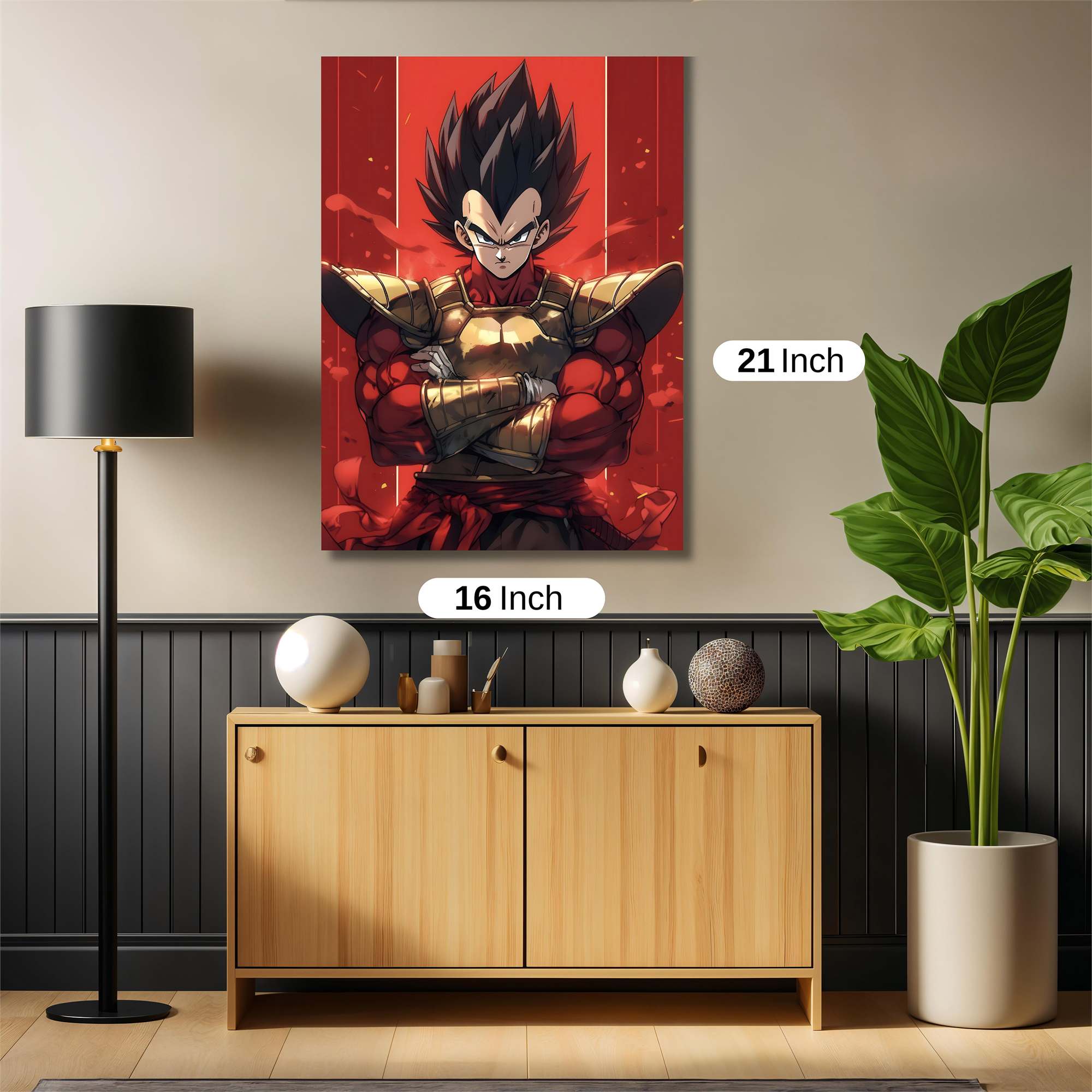 Vegeta Valiant Safe Wall Magnetic / M