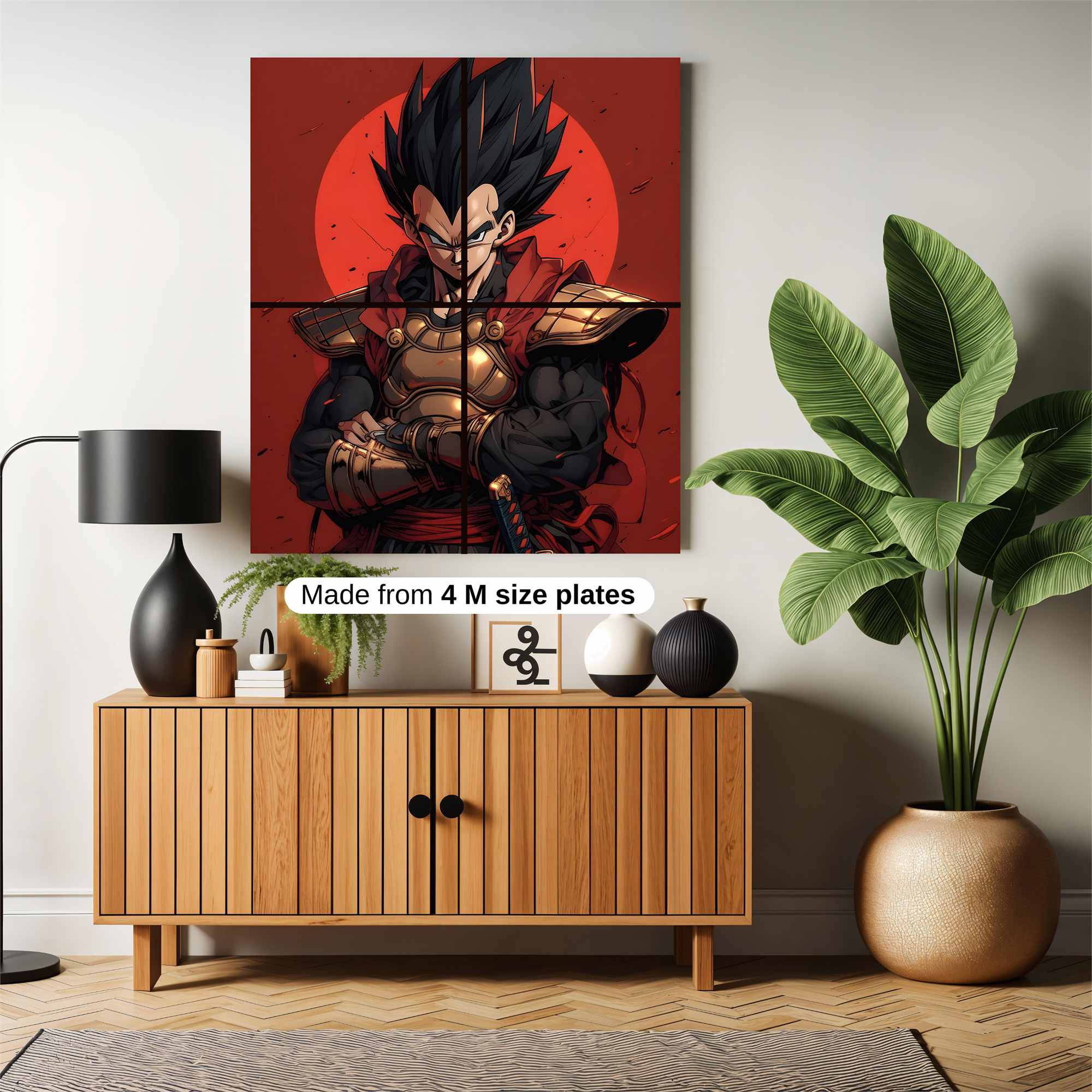 Vegeta Valiant Safe Wall Magnetic / M