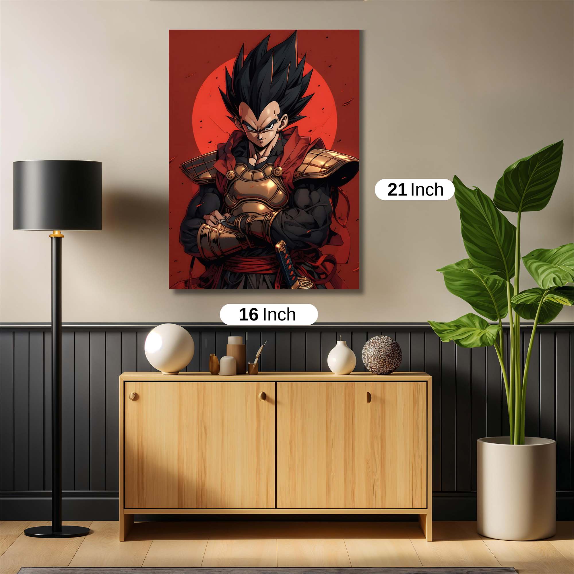 Vegeta Valiant Safe Wall Magnetic / M