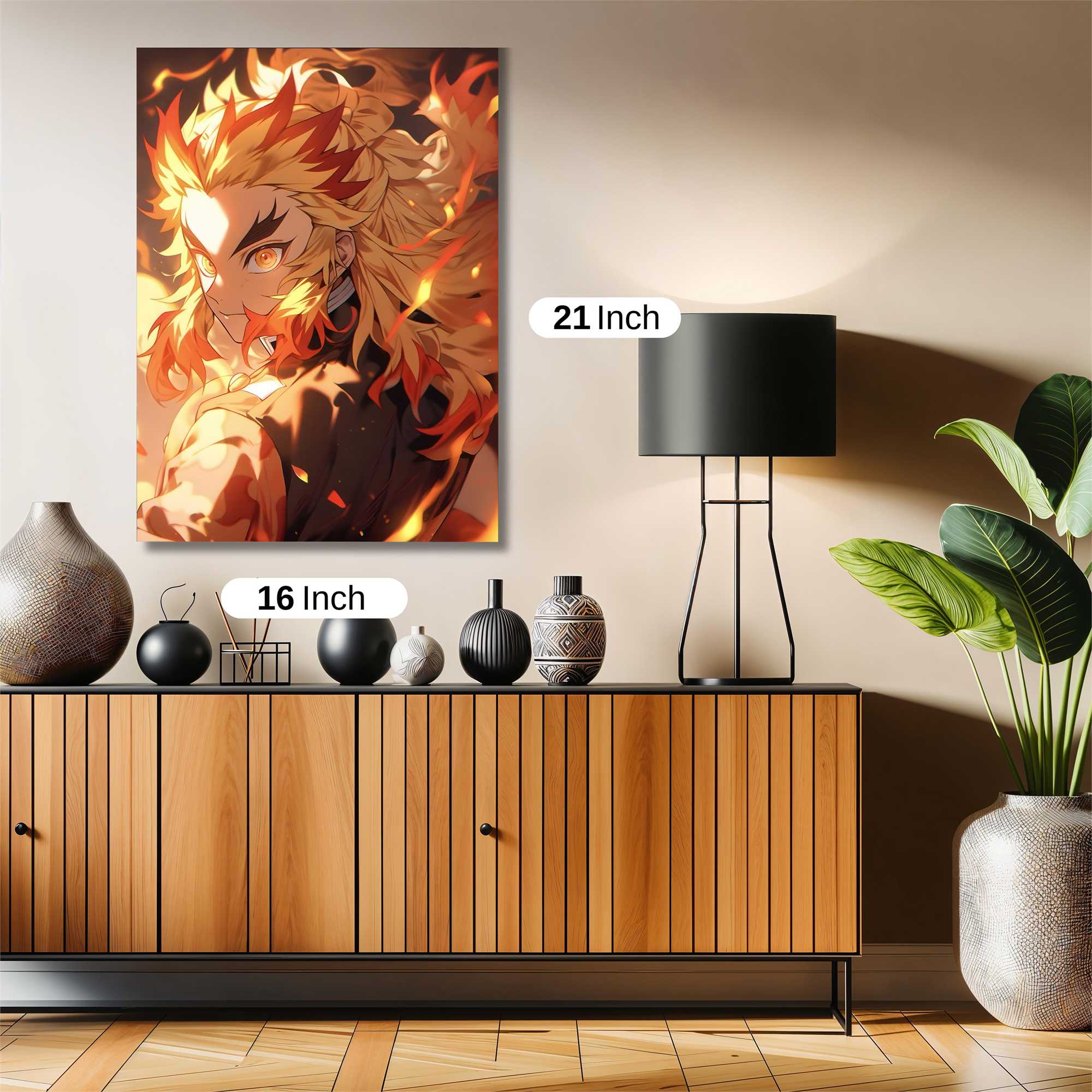 Rengoku Fiery Safe Wall Magnetic / M