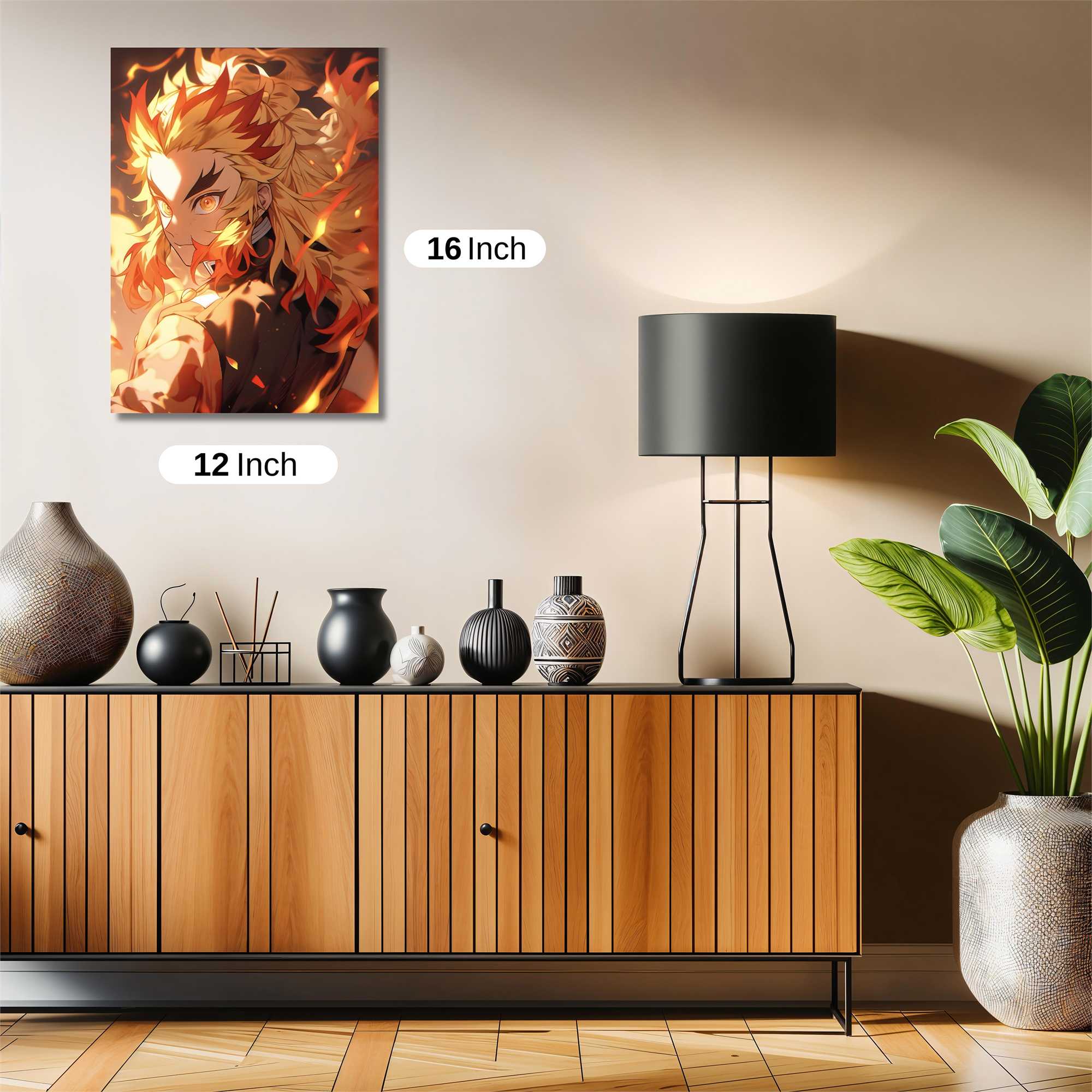 Rengoku Fiery Safe Wall Magnetic / M