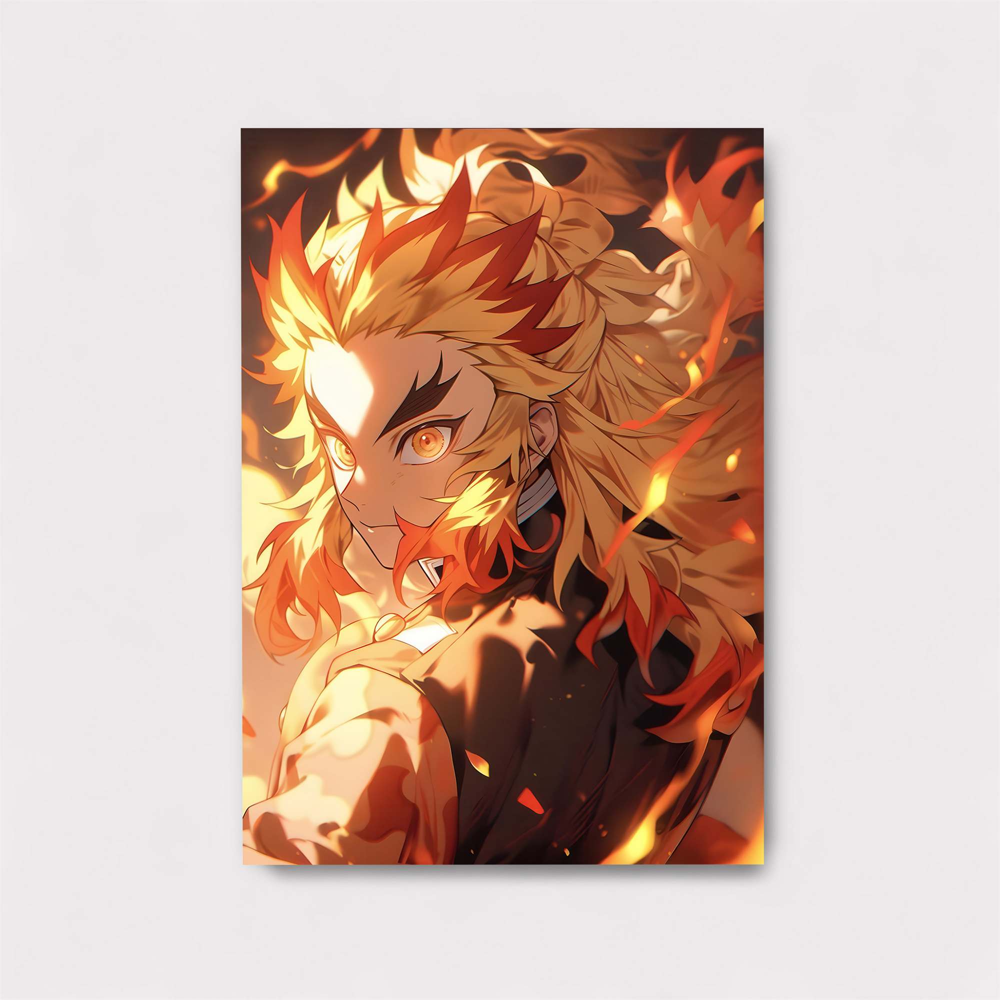 Rengoku Fiery Safe Wall Magnetic / M