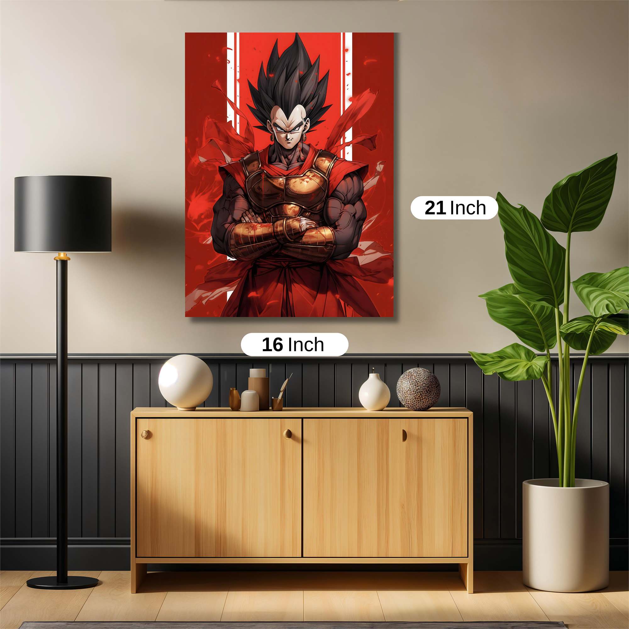 Vegeta Valiant Safe Wall Magnetic / M