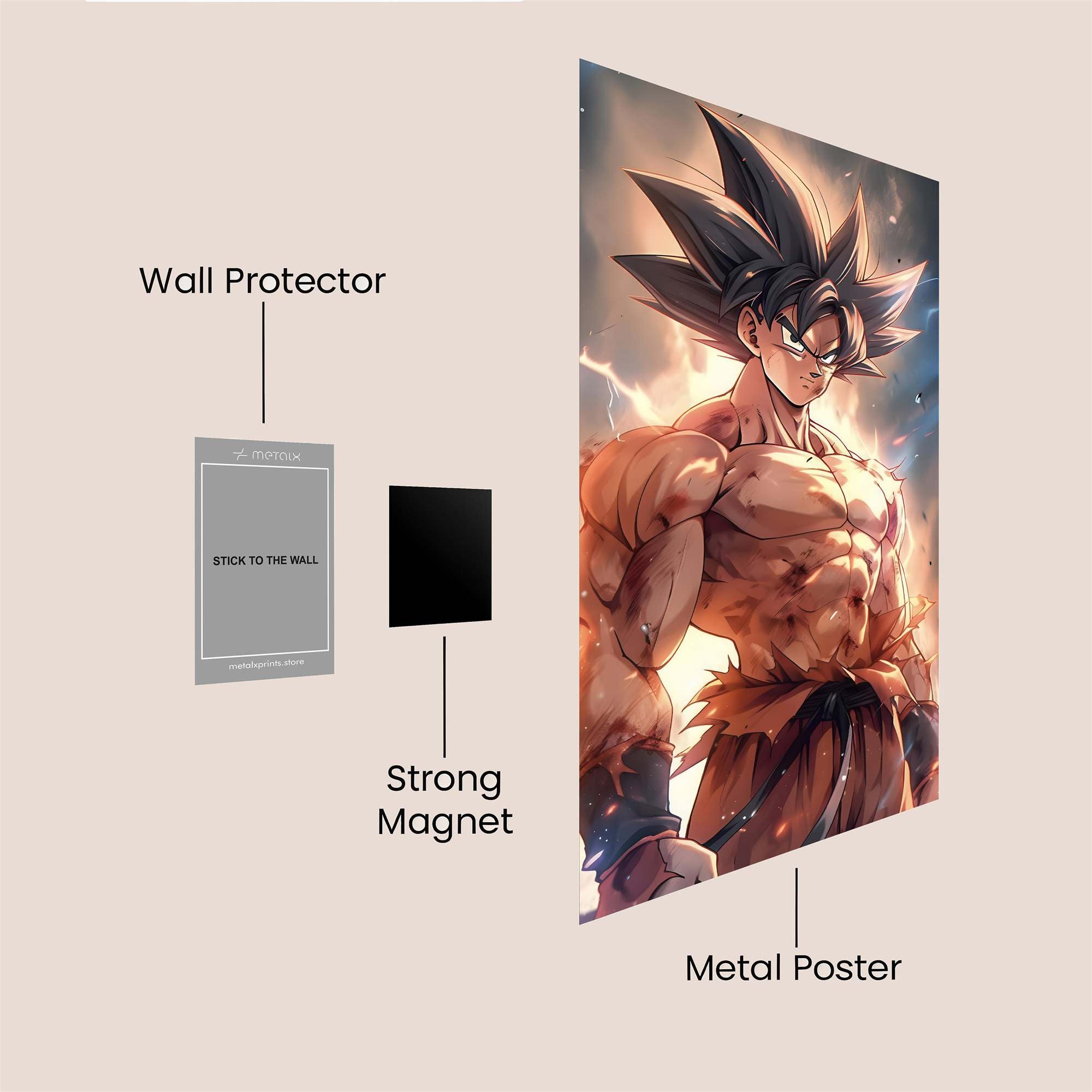 Goku Radiant Safe Wall Magnetic / M