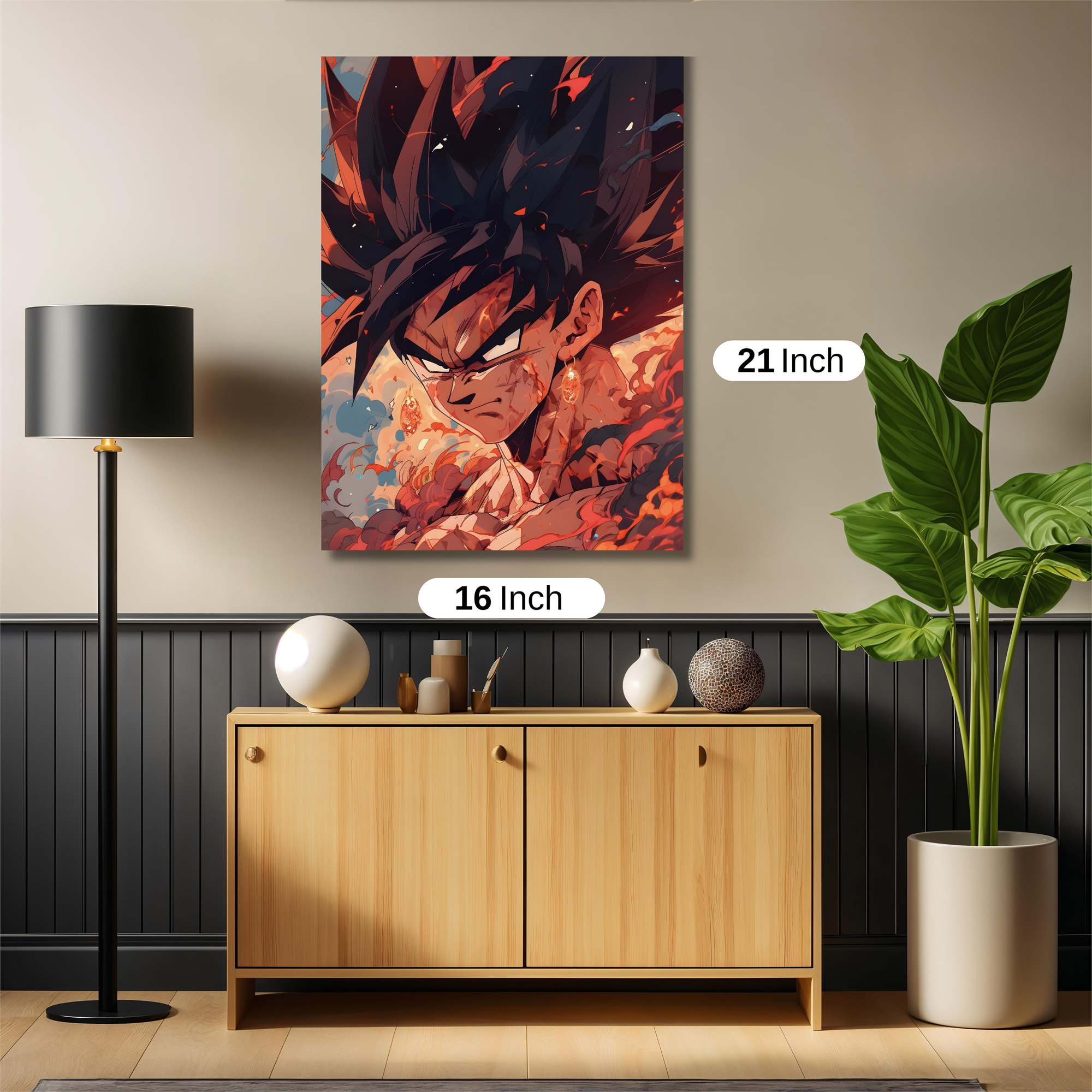 Goku Ferocity Safe Wall Magnetic / M