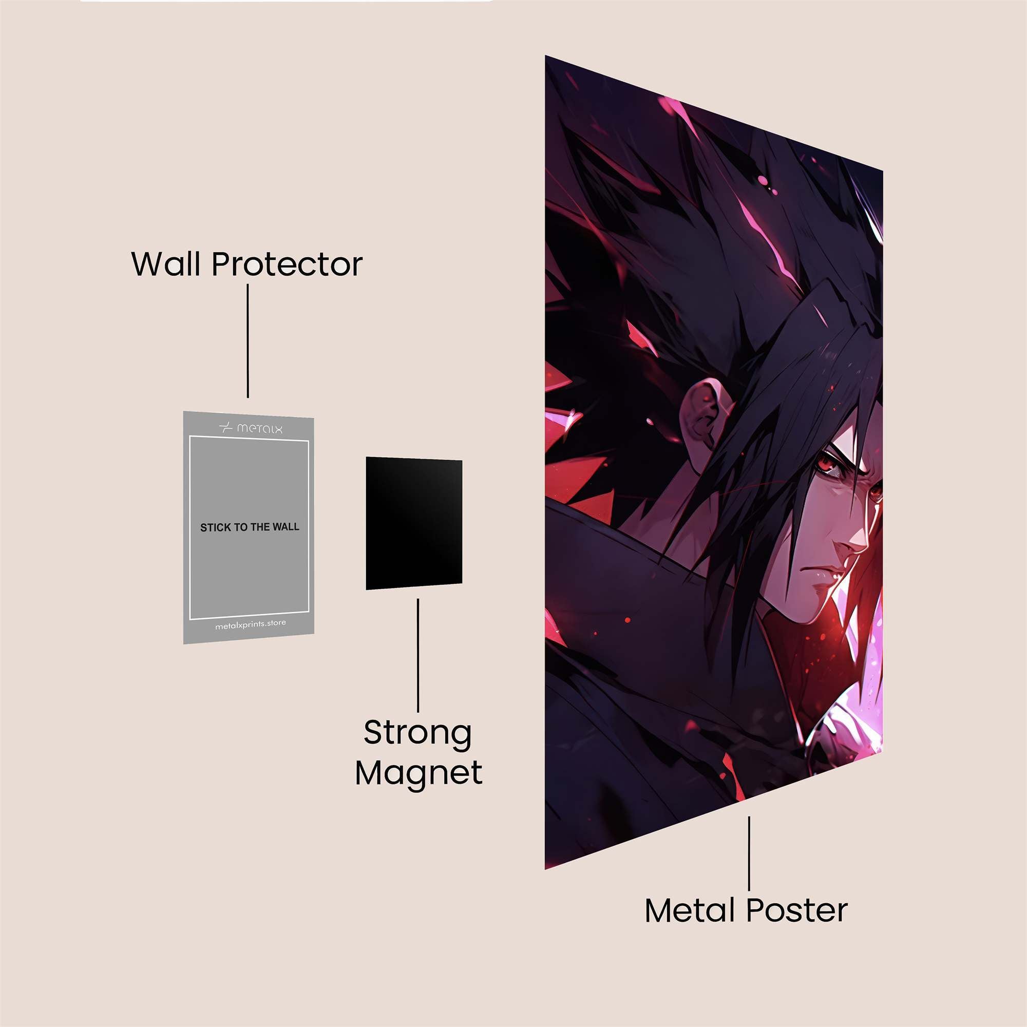 Sasuke Sinister Safe Wall Magnetic / M