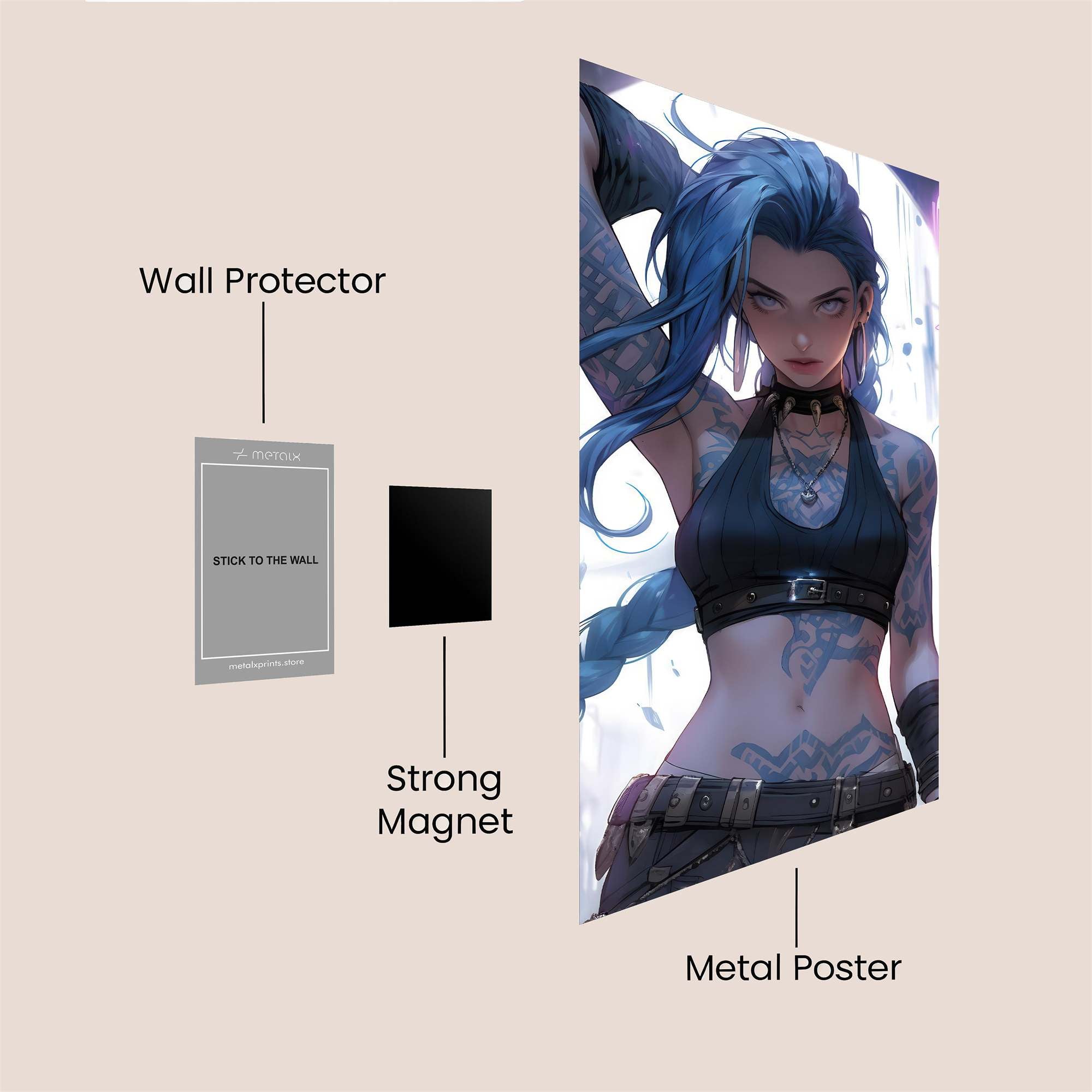 Jinx Enigmatic Safe Wall Magnetic / M