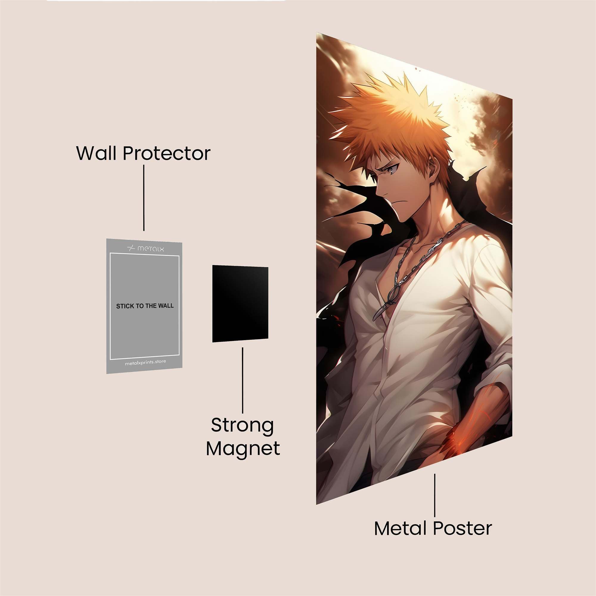 Ichigo Radiant Safe Wall Magnetic / M