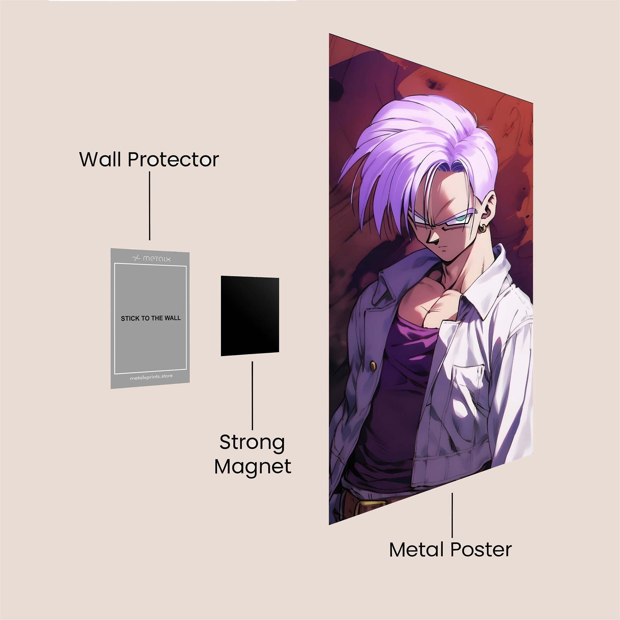 Zamasu Zeal Safe Wall Magnetic / M