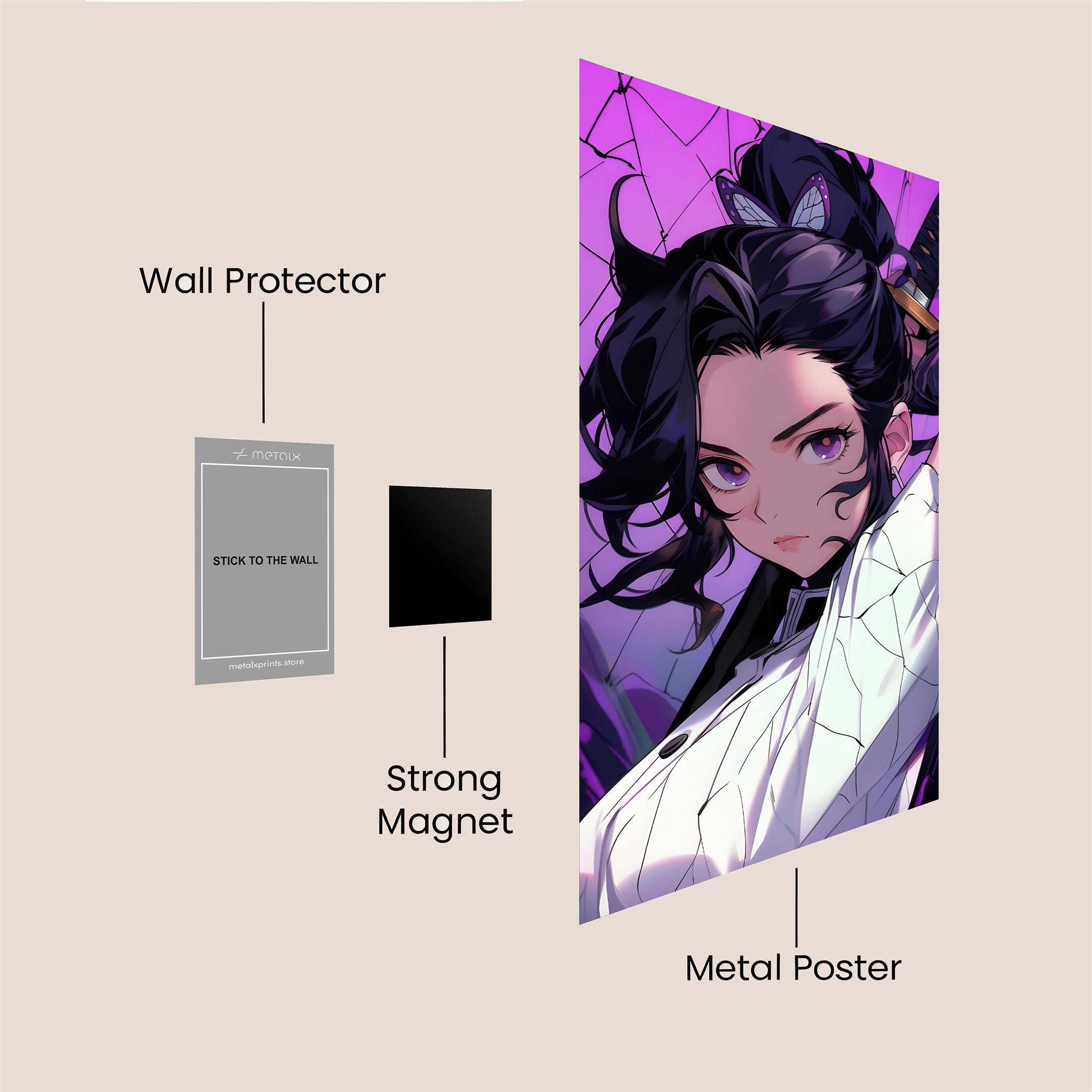 Mitsuri Fierce Safe Wall Magnetic / M