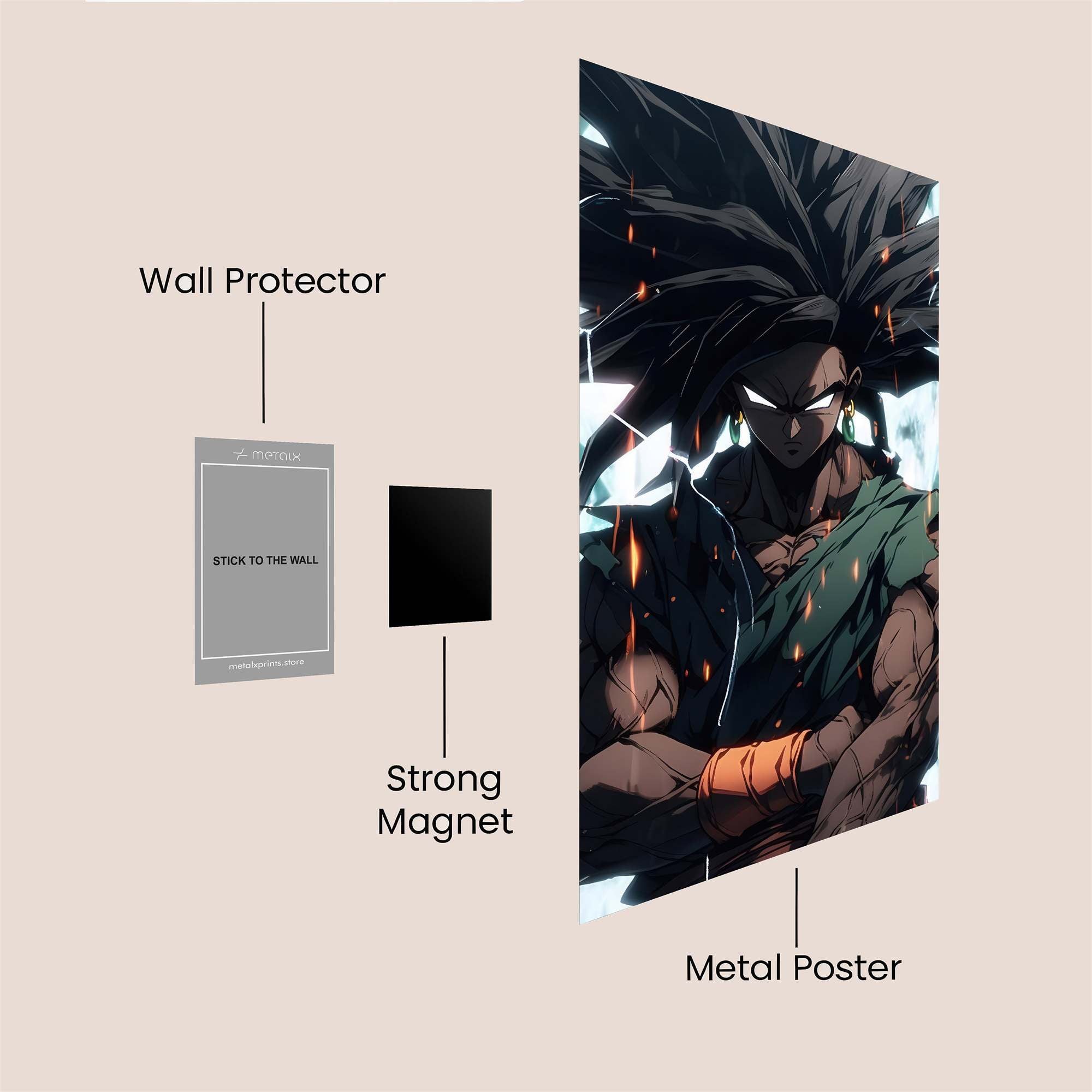 Broly Menace Safe Wall Magnetic / M