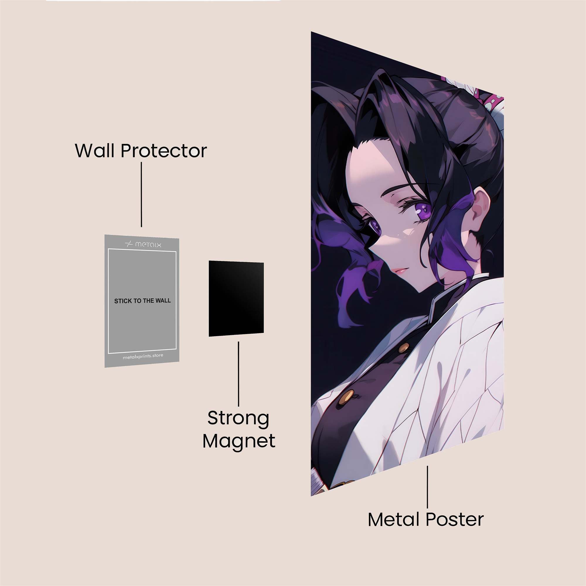 Shinobu Serene Safe Wall Magnetic / M