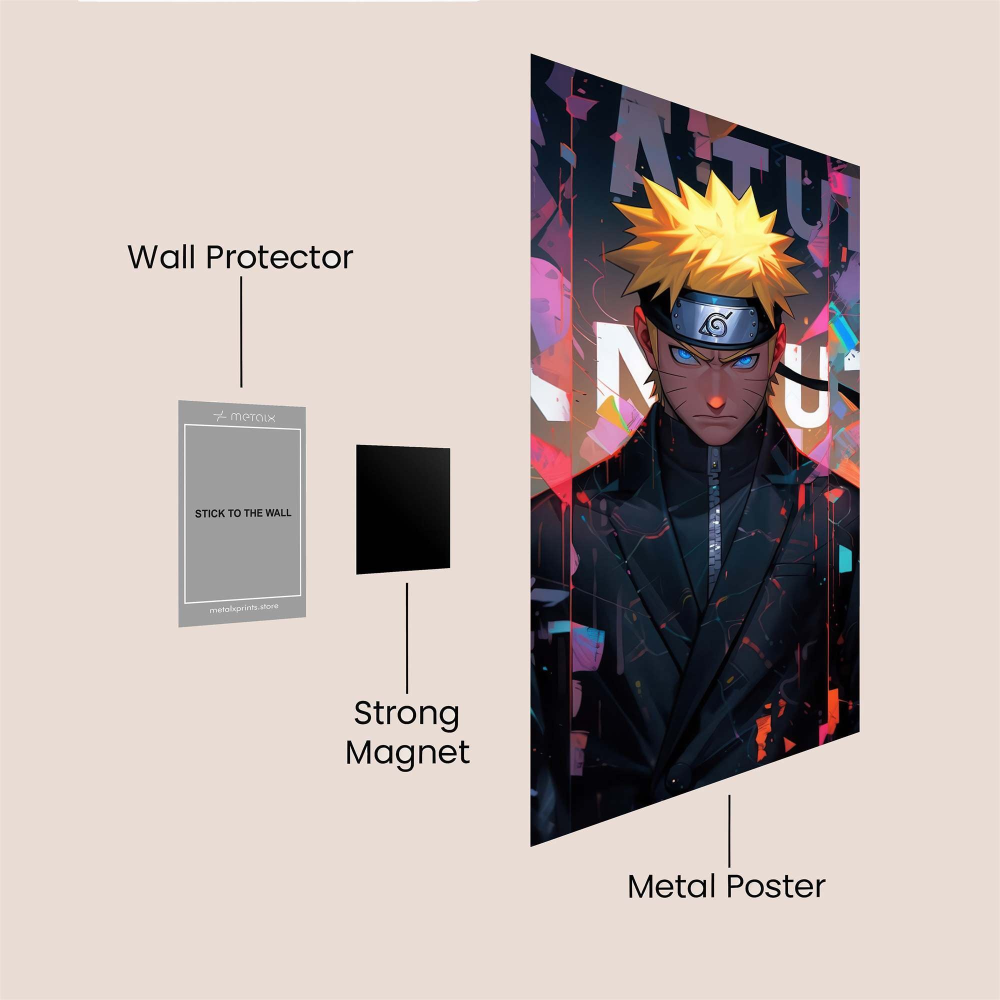 Naruto Intense Safe Wall Magnetic / M