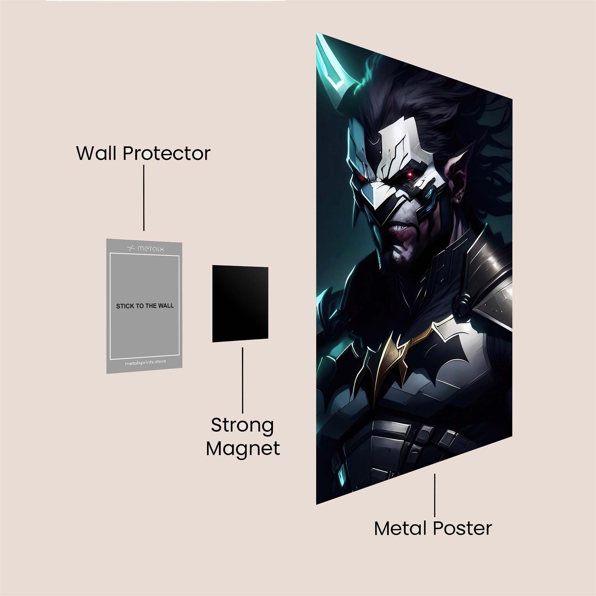 Demon Enigma Safe Wall Magnetic / M