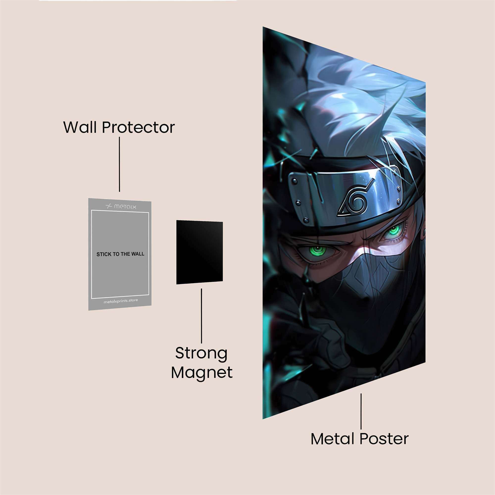 Kakashi Intense Safe Wall Magnetic / M