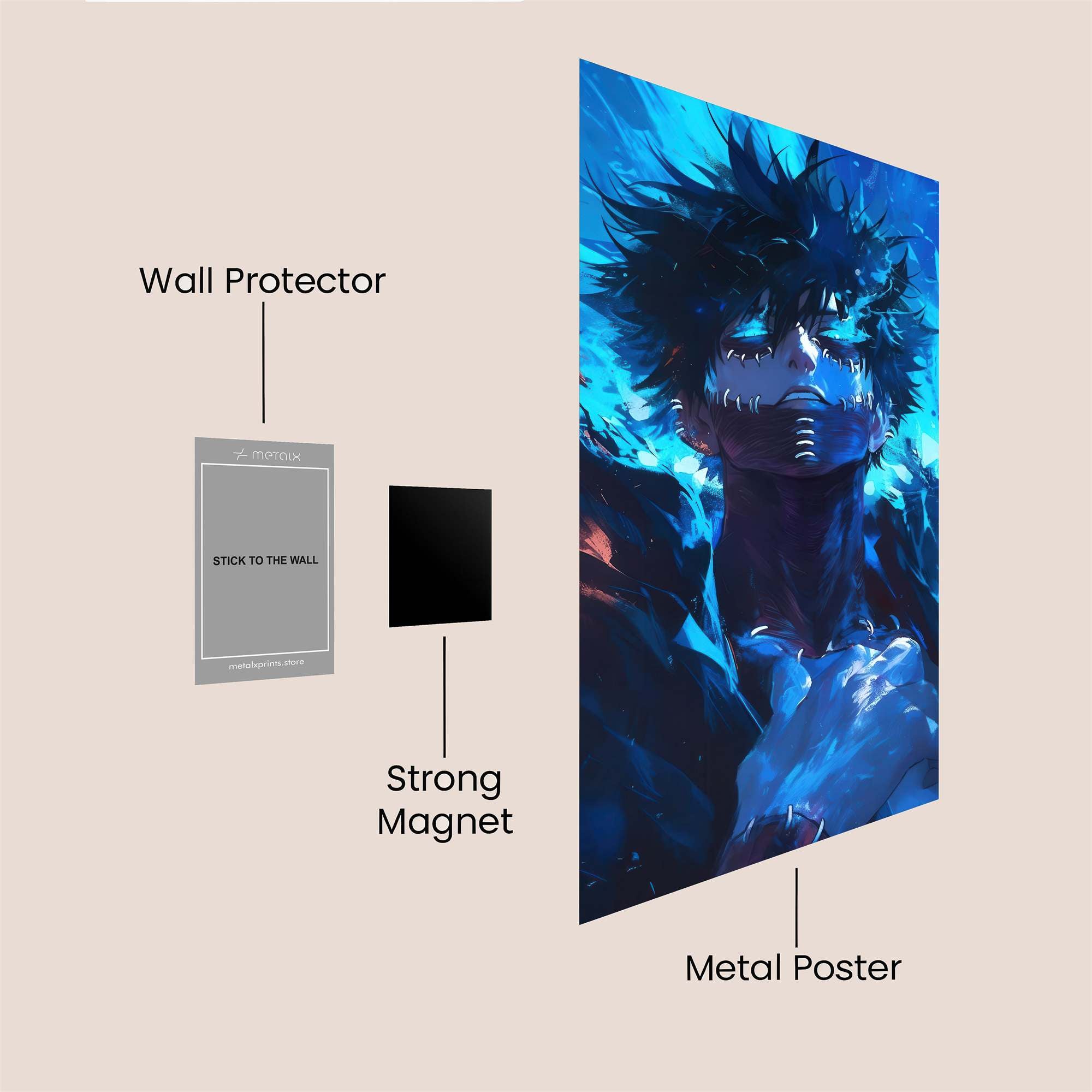 Dabi Despair Safe Wall Magnetic / M