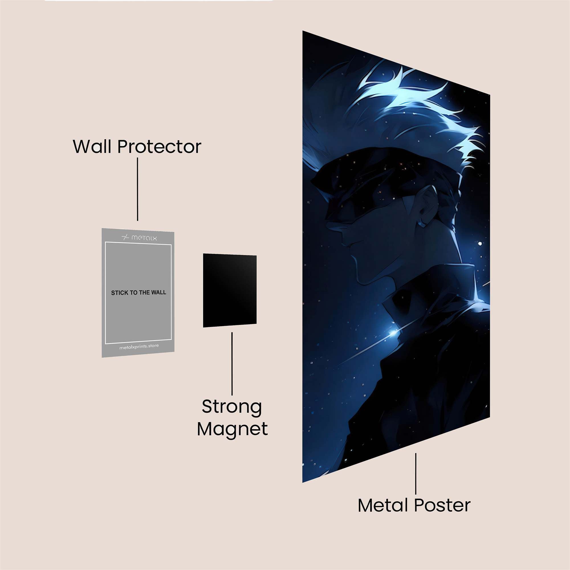 Satoru Serene Safe Wall Magnetic / M